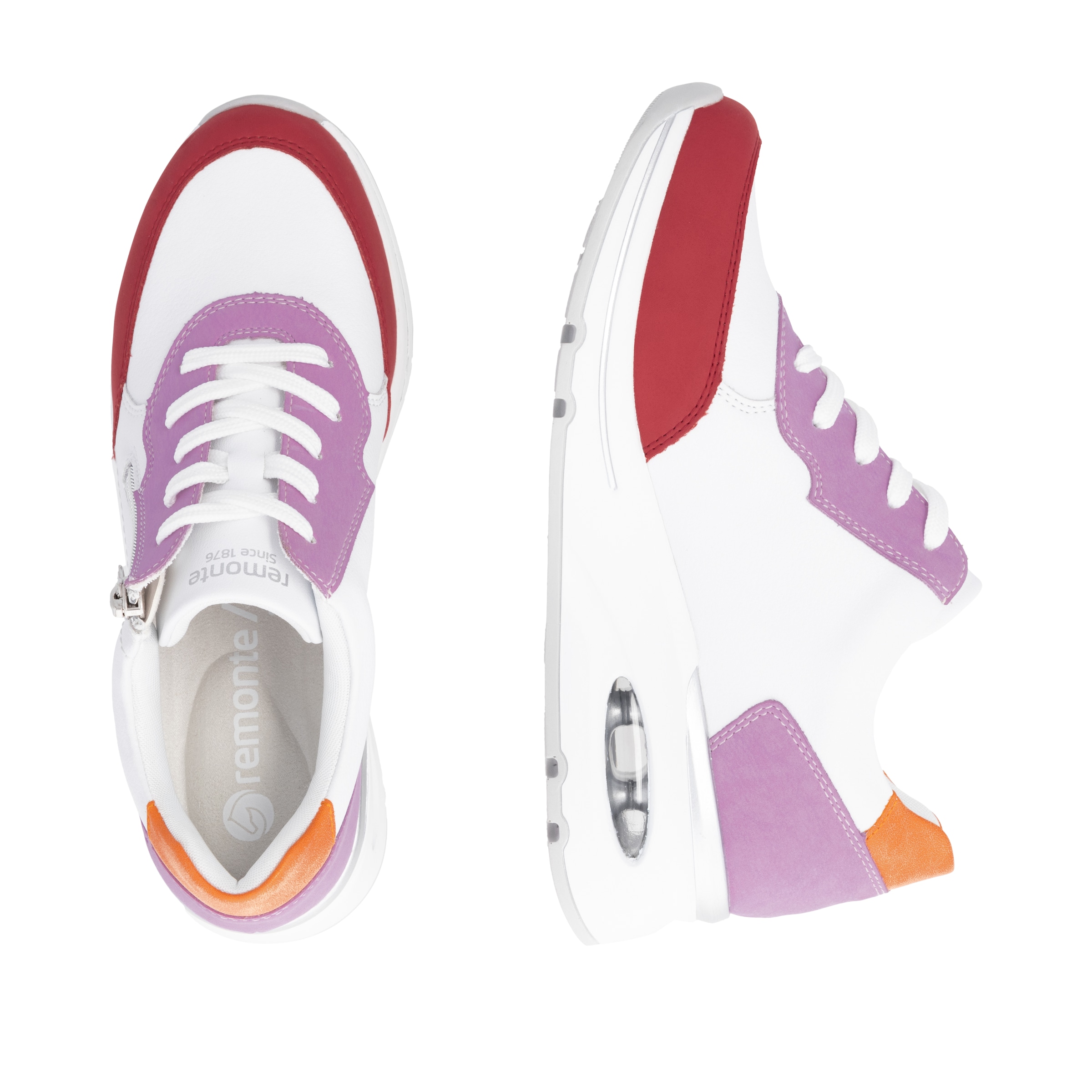 Remonte Keilsneaker »Elisabeth Hurley-Collection«  , Freizeitschuh, Halbschuh, Schnürer mit herausnehmbarer Soft-Einlage