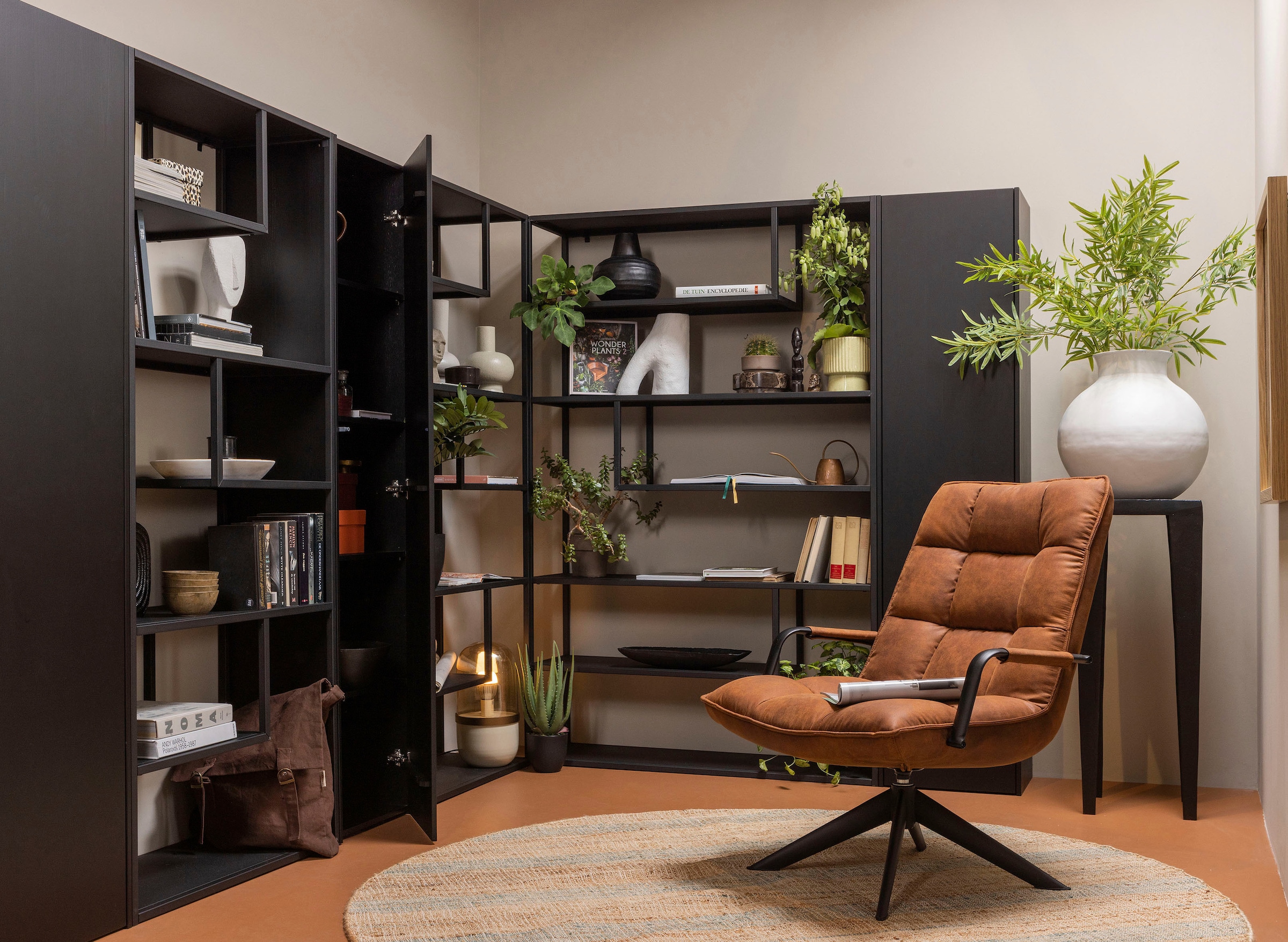 WOOOD Mehrzweckschrank »Teun«, in modernen Design, aus Kiefernholz, Breite 44 cm
