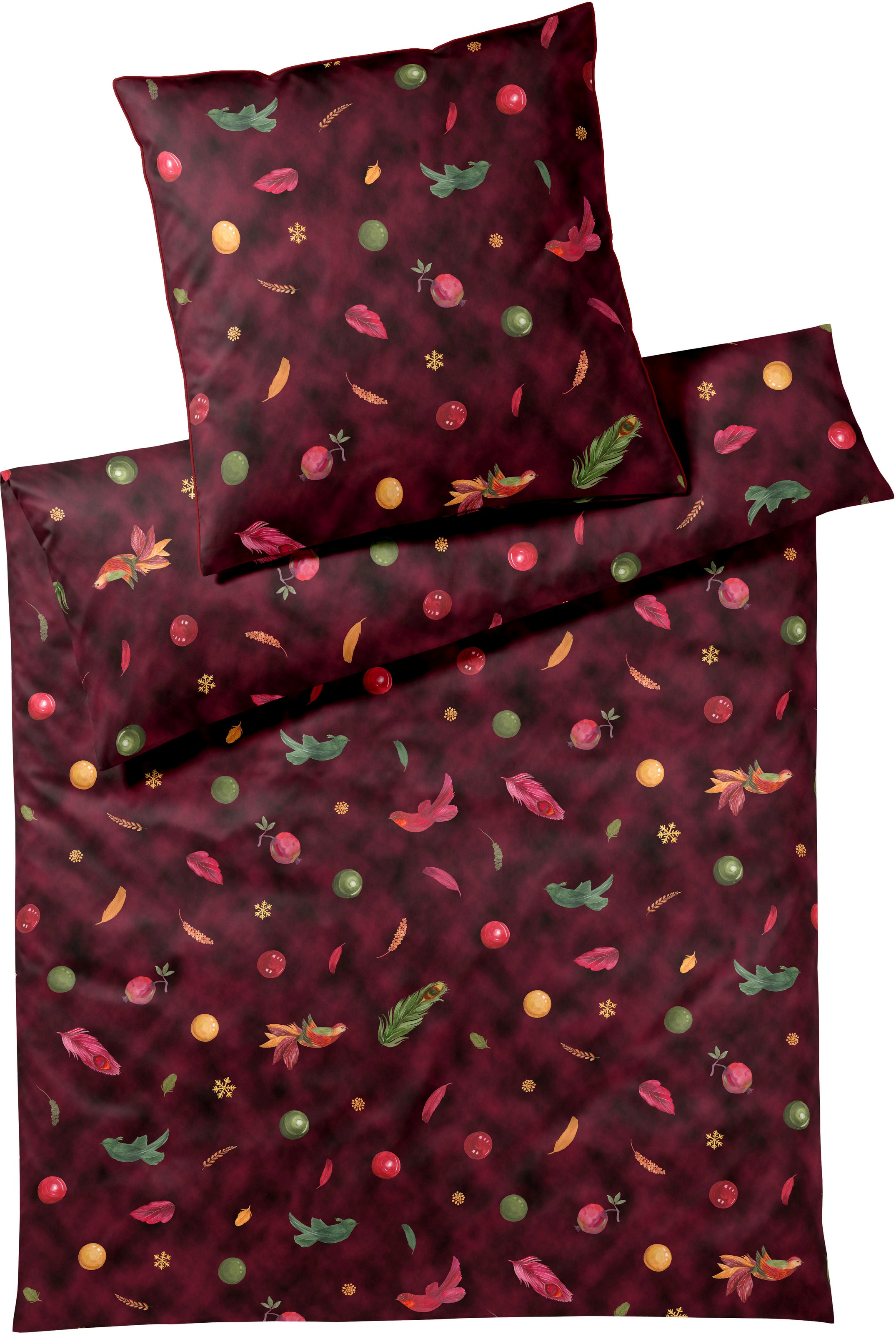 Elegante Bettwäsche »Noel« 2 Stk. tlg. angenehmes Hautgefühl günstig online kaufen