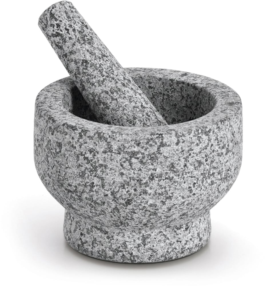 Zeller Present Mörser »& Stößel-Set, Granit, grau«, natürliches Material, 2 günstig online kaufen