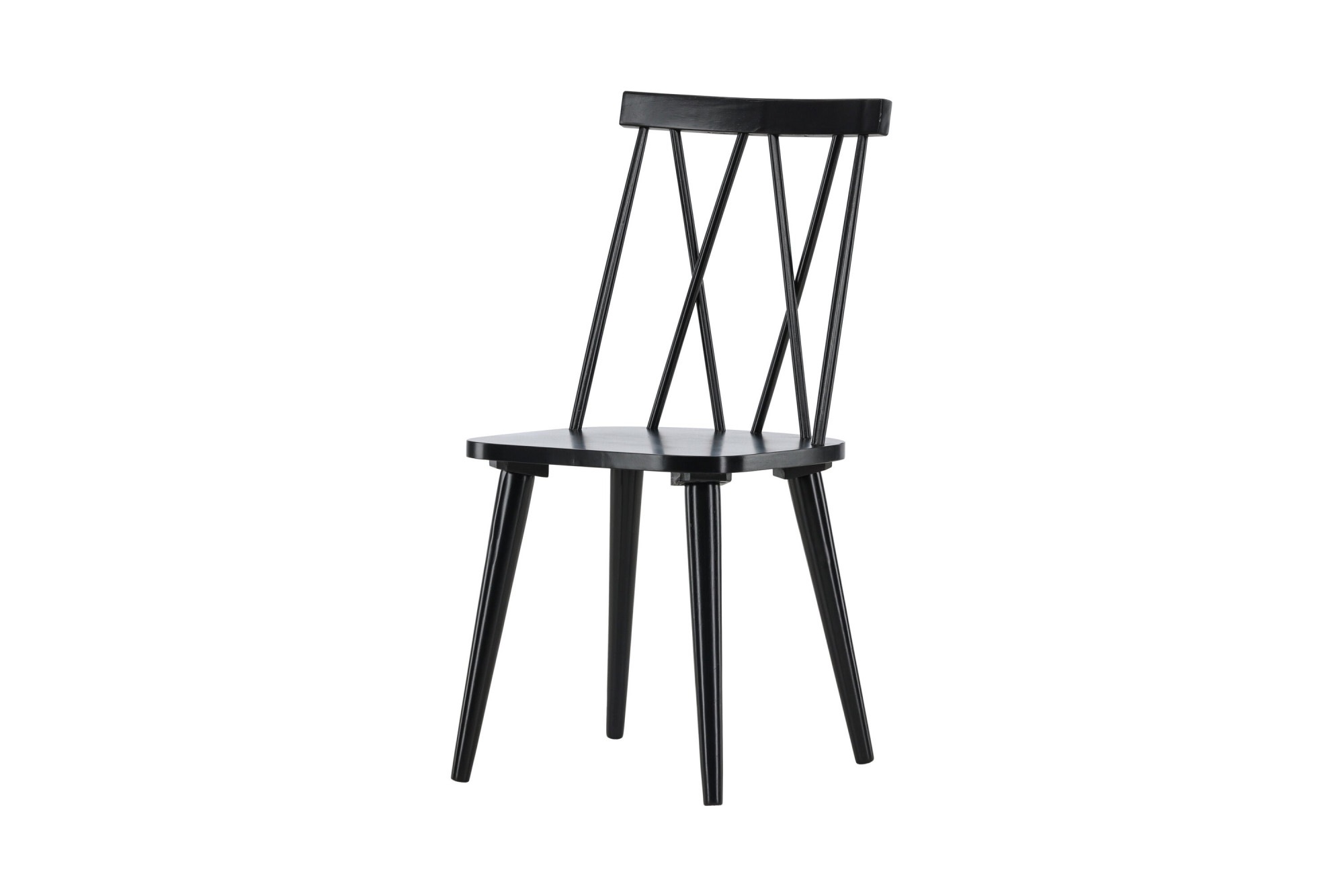 Venture Home Esszimmerstuhl »Mariette, 2er-Set Esszimmerstühle aus Gummibaumholz, ergonomisch« () 2 Stk.Holzstuhl, Massivholz, ergonomische Form, langlebig, alltagstauglich