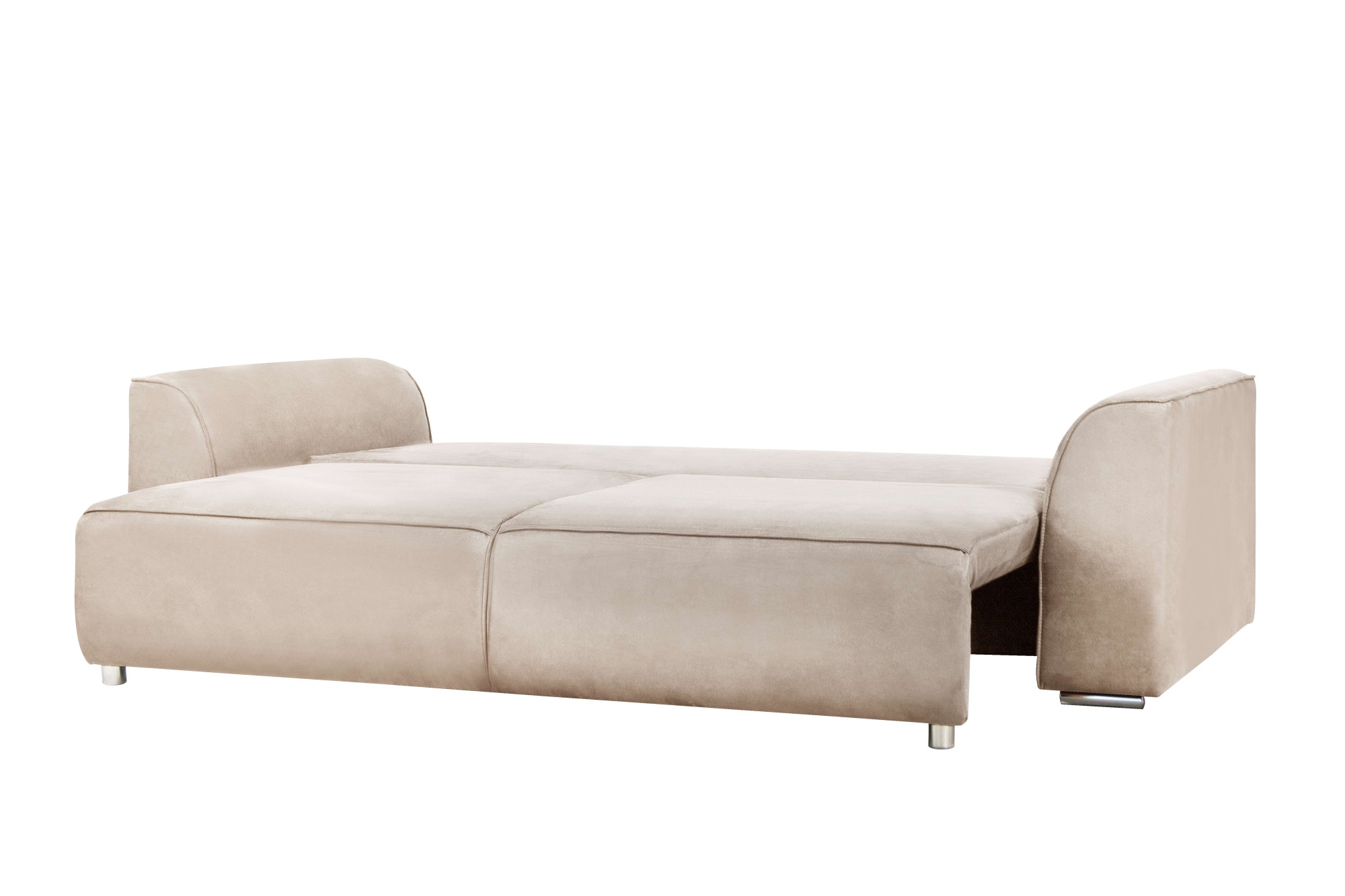 INOSIGN 3-Sitzer Beatrice Schlafsofa, wahlweise auch mit Bettfunktion und Bettkasten, incl. 2 Zierkissen