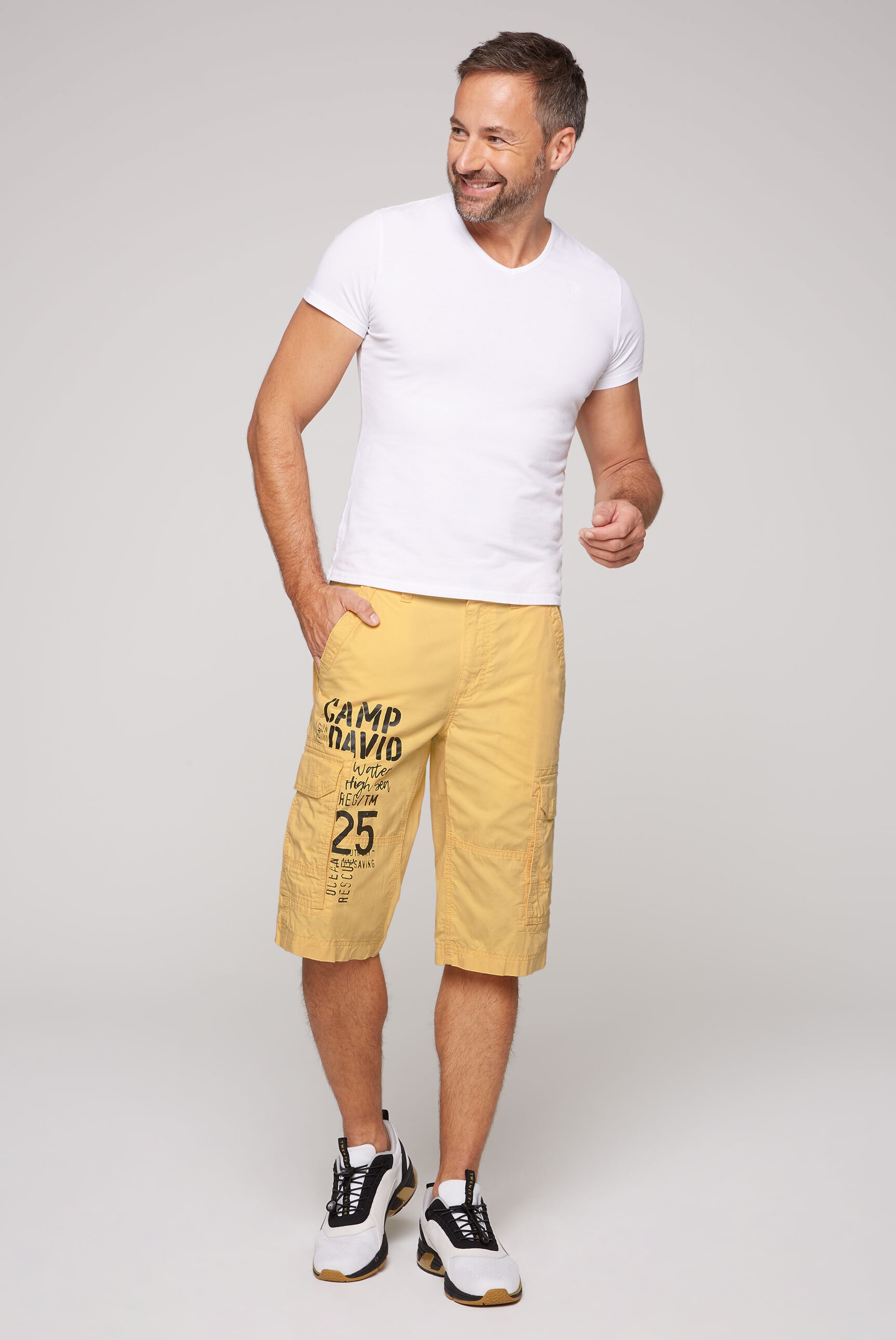 3. Bild von CAMP DAVID Shorts, aus Baumwolle