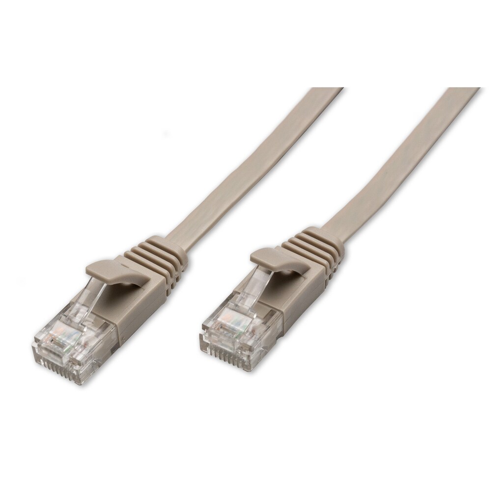 CAPTIVA Computer-Kabel »Kabel Patchkabel CAT 6a Kabel für Netzwerk, LAN und Ethernet 10m grau«