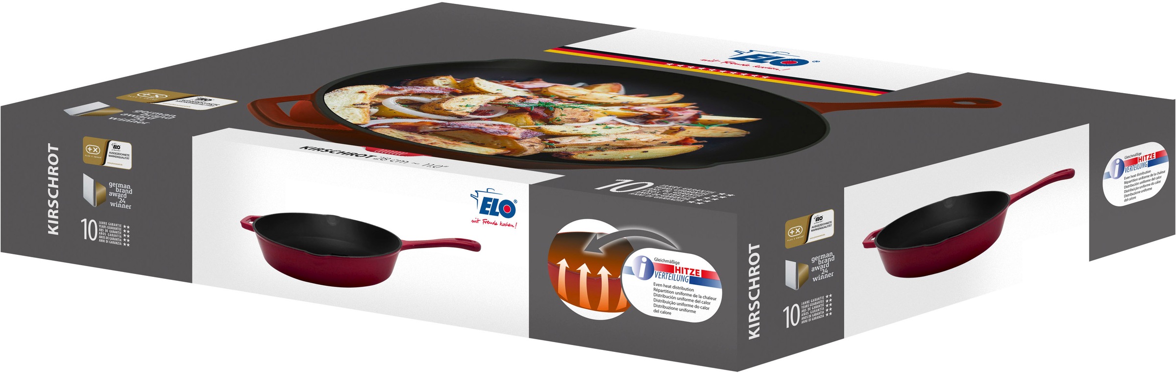 Elo Basic Schmorpfanne Gusseisen 1 tlg. Außen emailliert