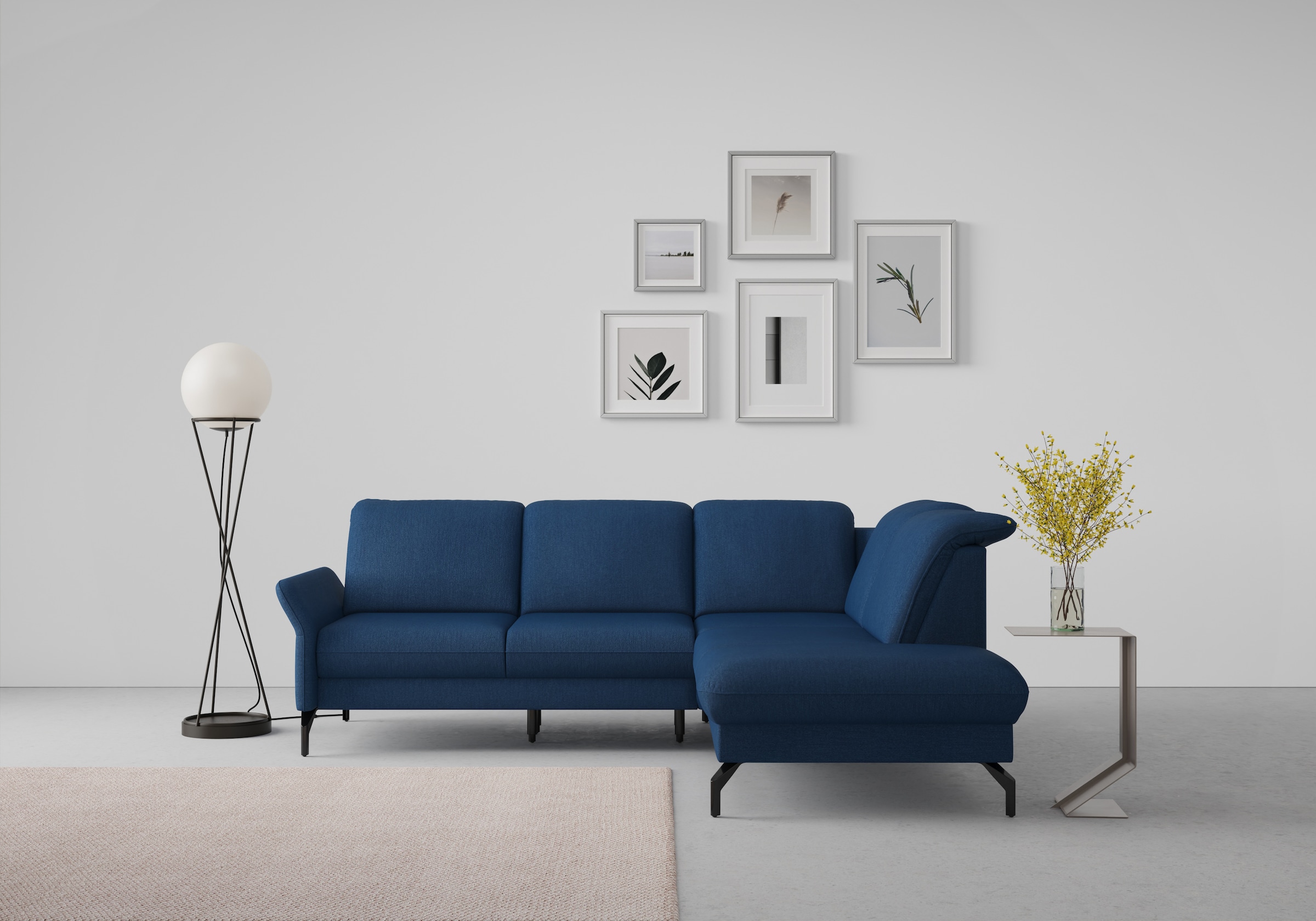 sit&more Ecksofa »Fashion L-Form«, wahlweise mit Kopfteilverstellung und Vorziehsitz, motorisch