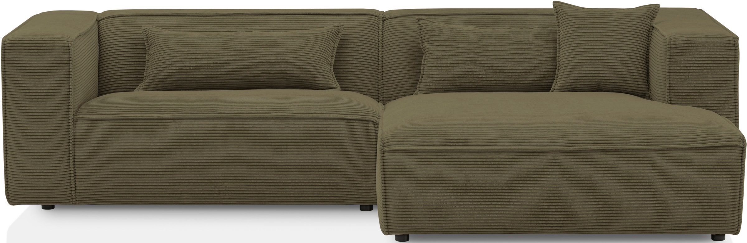 LeGer Home by Lena Gercke Ecksofa »PIARA mit Kedernaht, Cord, Leinenoptik o günstig online kaufen