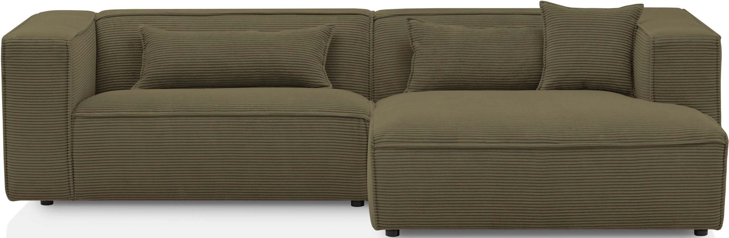 LeGer Home by Lena Gercke Ecksofa »PIARA mit Kedernaht in Cord oder Leineno günstig online kaufen