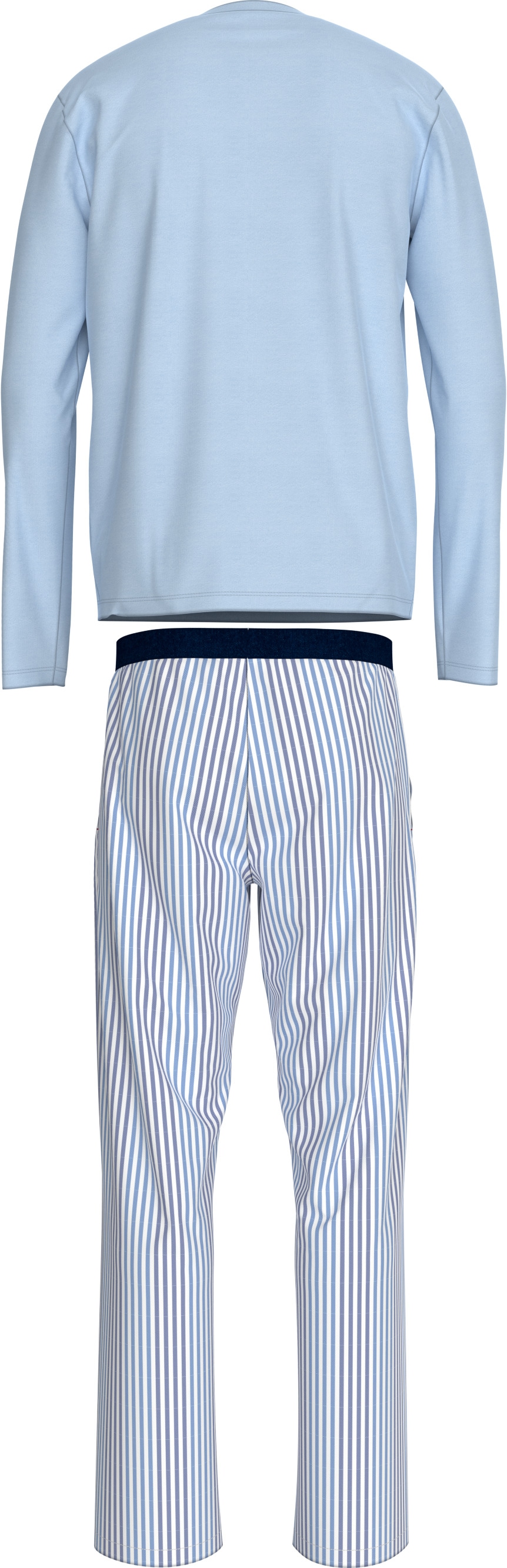 Tommy Hilfiger Underwear Pyjama »LS PANT WOVEN SET PRINT«, (Set, 2 tlg., 2er), mit Streifenmuster