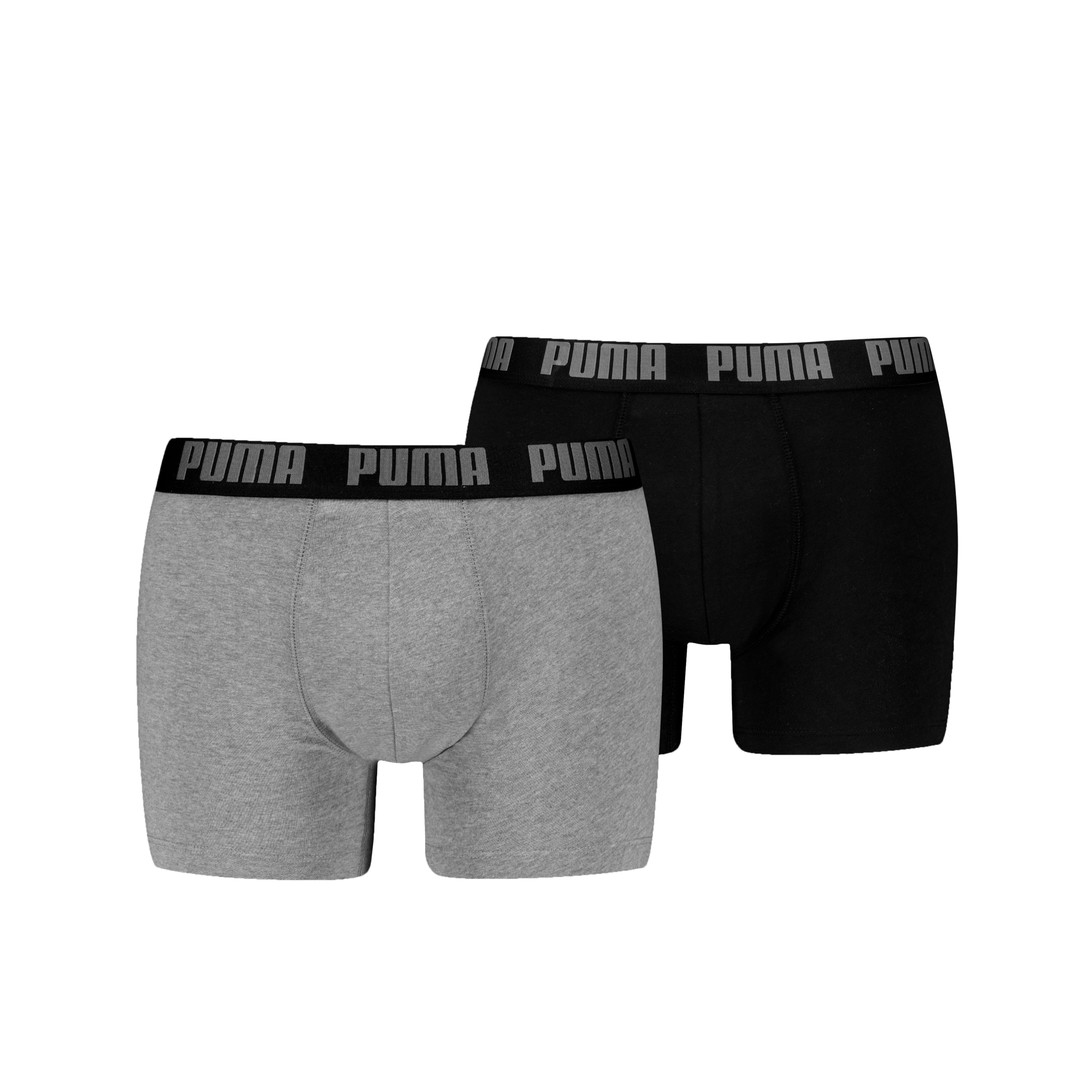 PUMA Boxershorts »PUMA MEN EVERYDAY BASIC BOXERS 2P« Packung, 2er Pack,  mit Puma Webbund