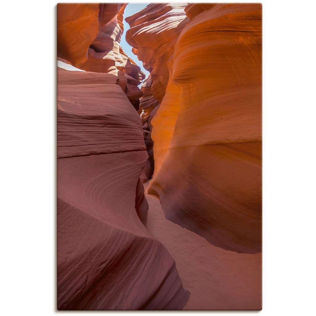 Artland Leinwandbild »Pfade durch den Antelope Canyon«, Bilder von Amerika, (1 St.)
