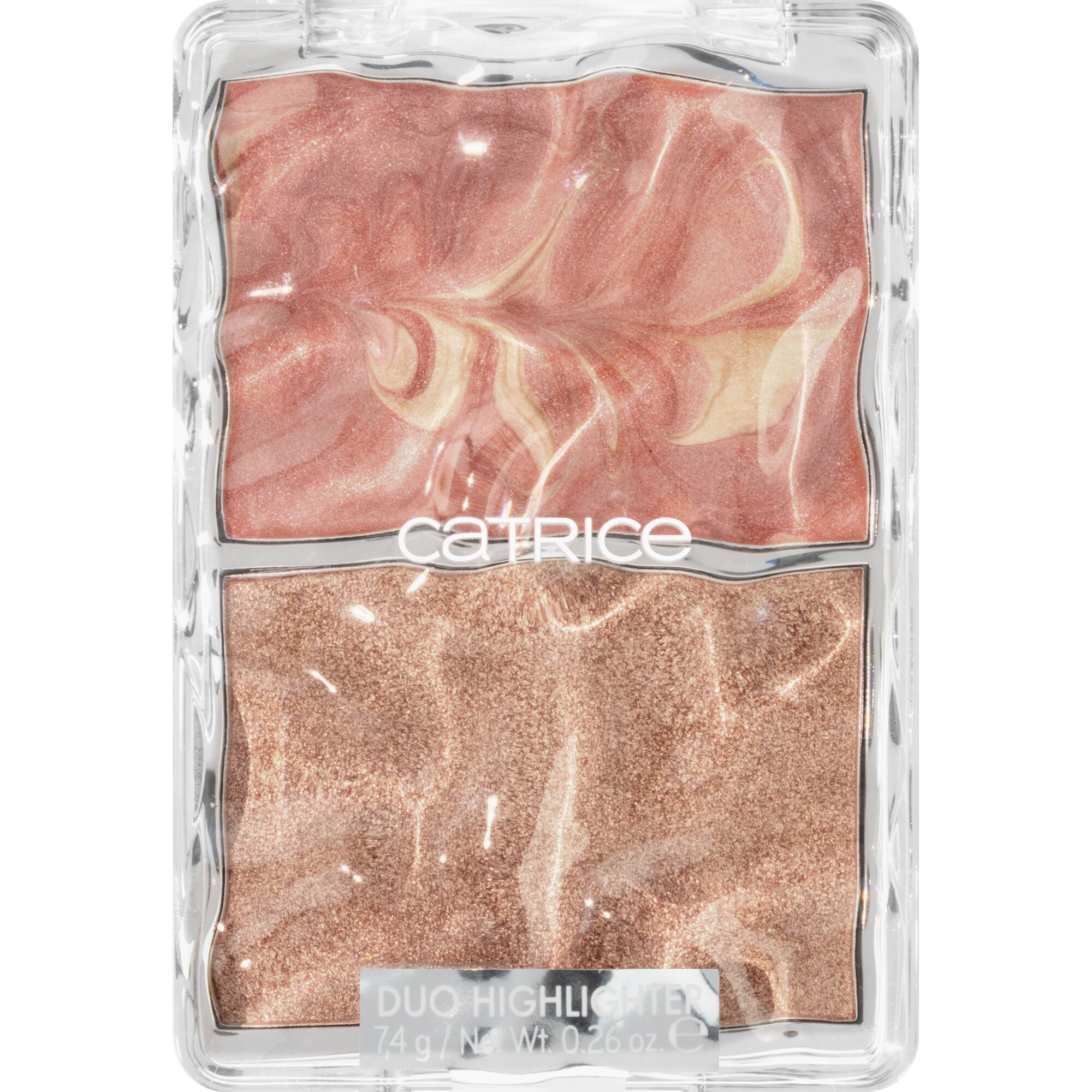 Catrice Highlighter-Palette »UNDERWATER SECRETS Duo Highlighter«, (Set, 3 tlg.), 2-in-1 Highlighter für strahlenden Glow und faszinierendes Finish.