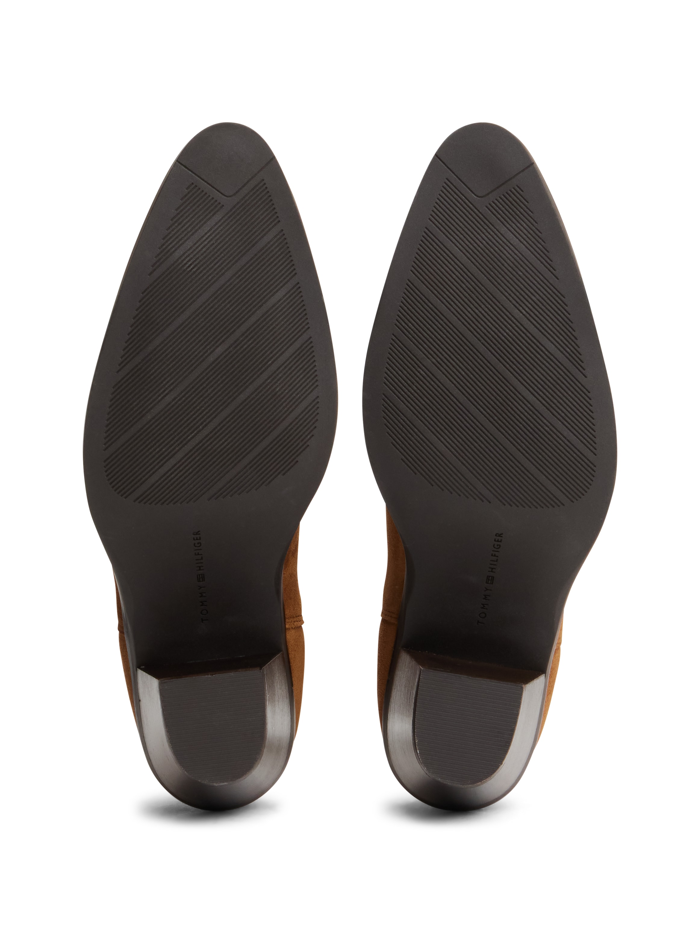 Tommy Hilfiger Chelseaboots »SUEDE WESTERN CHELSEA BOOT«  Trichterabsatz, Westerstiefelette mit breitem Stretcheinsatz