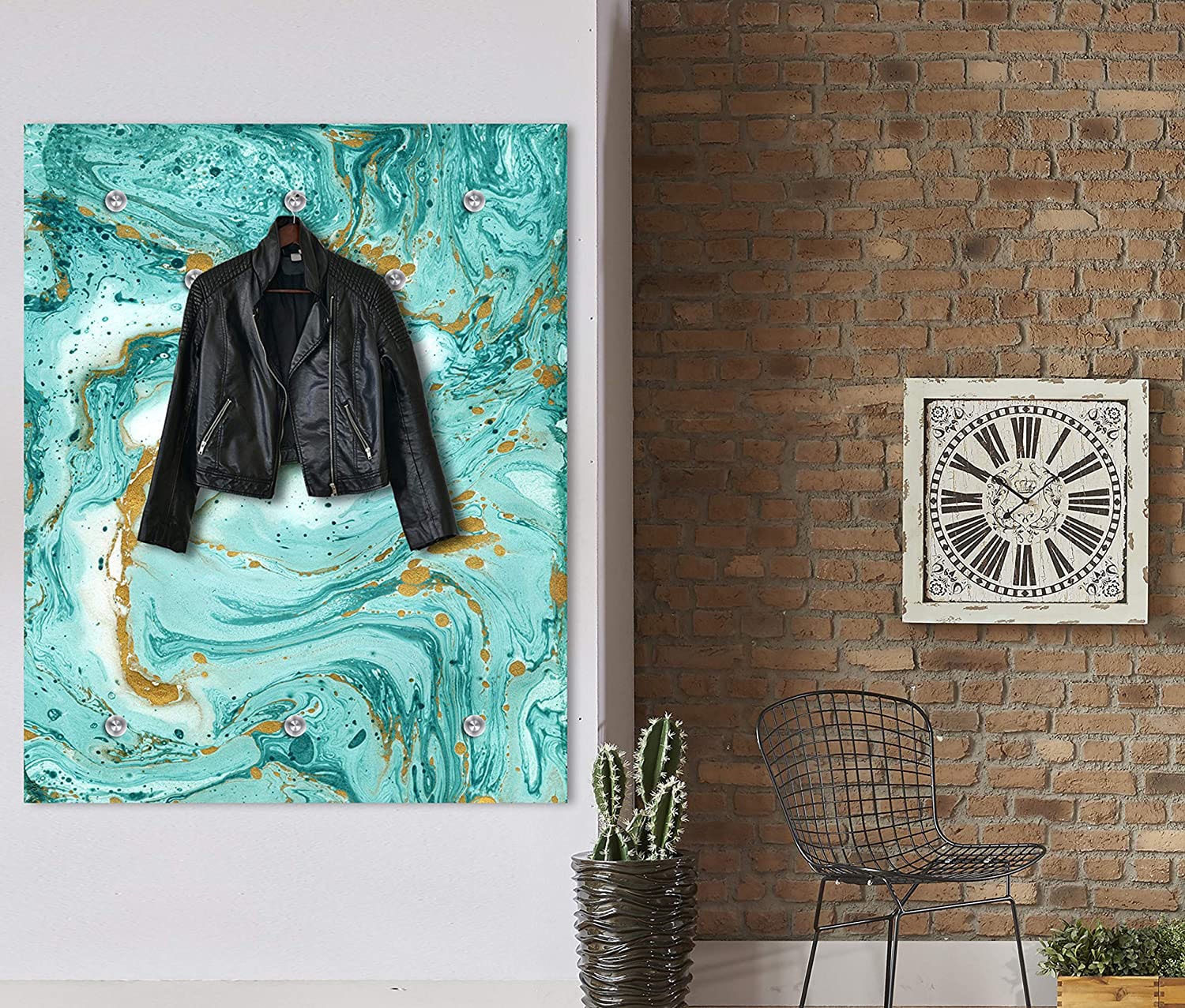 queence Garderobenleiste "Sylt", Wand Garderobe, Strand, Gräser, Düne, plat günstig online kaufen