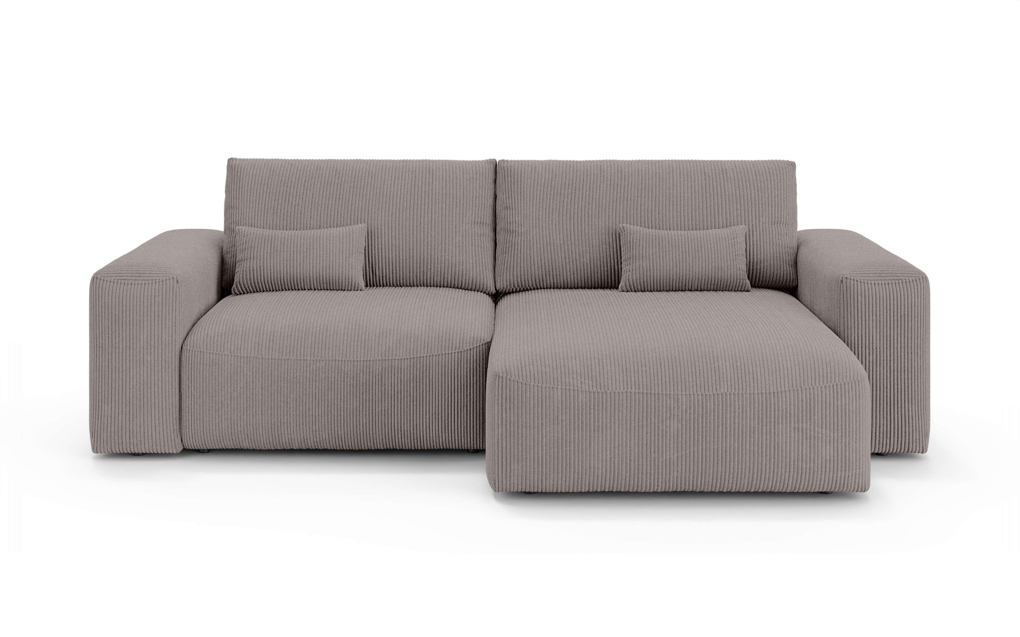 OTTO home Ecksofa »MATTS Schlafsofa mit Bettkasten, Maße B/T/H: 265/159/89 günstig online kaufen