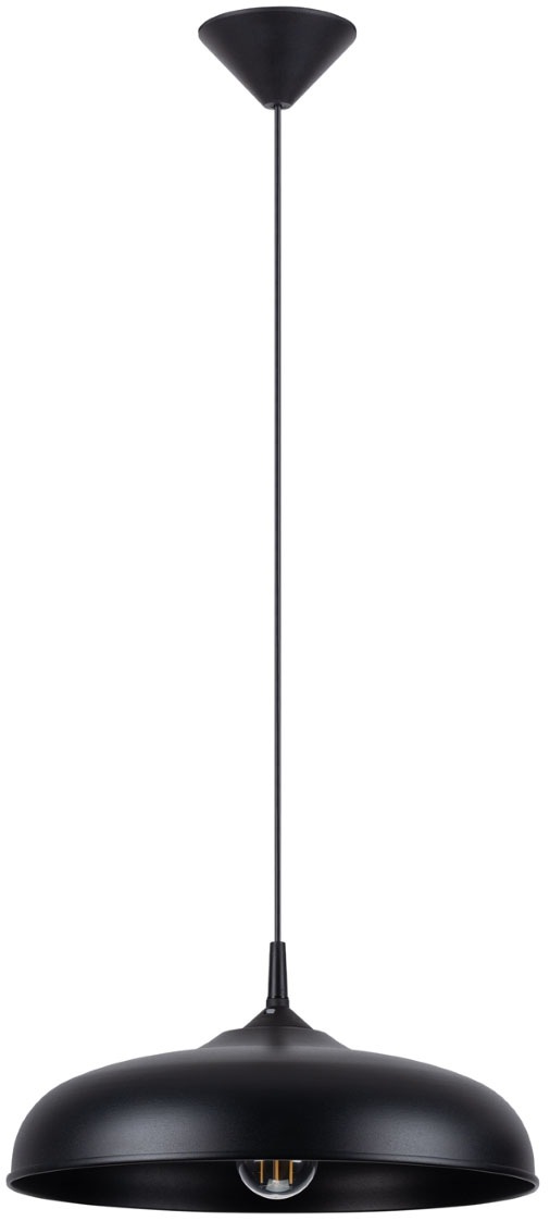 SOLLUX lighting Pendelleuchte »Pendelleuchte GINA Schwarz«, 1 flammig, Leuc günstig online kaufen