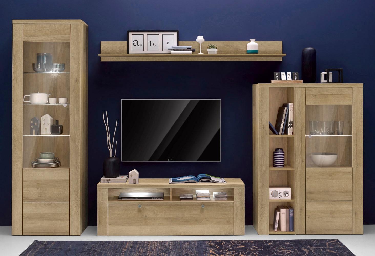 Home affaire Wohnwand »Larona, Anbauwand, Set 4 Teilig«, (Set, 4 St.), best günstig online kaufen