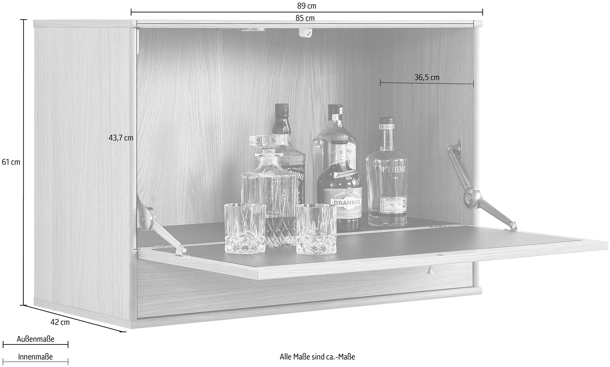 Hammel Furniture Schreibtisch »Mistral Bürotisch, Arbeitstisch, Tisch, Computertisch«, mit LED Spot, B: 89 cm, Designmöbelserie