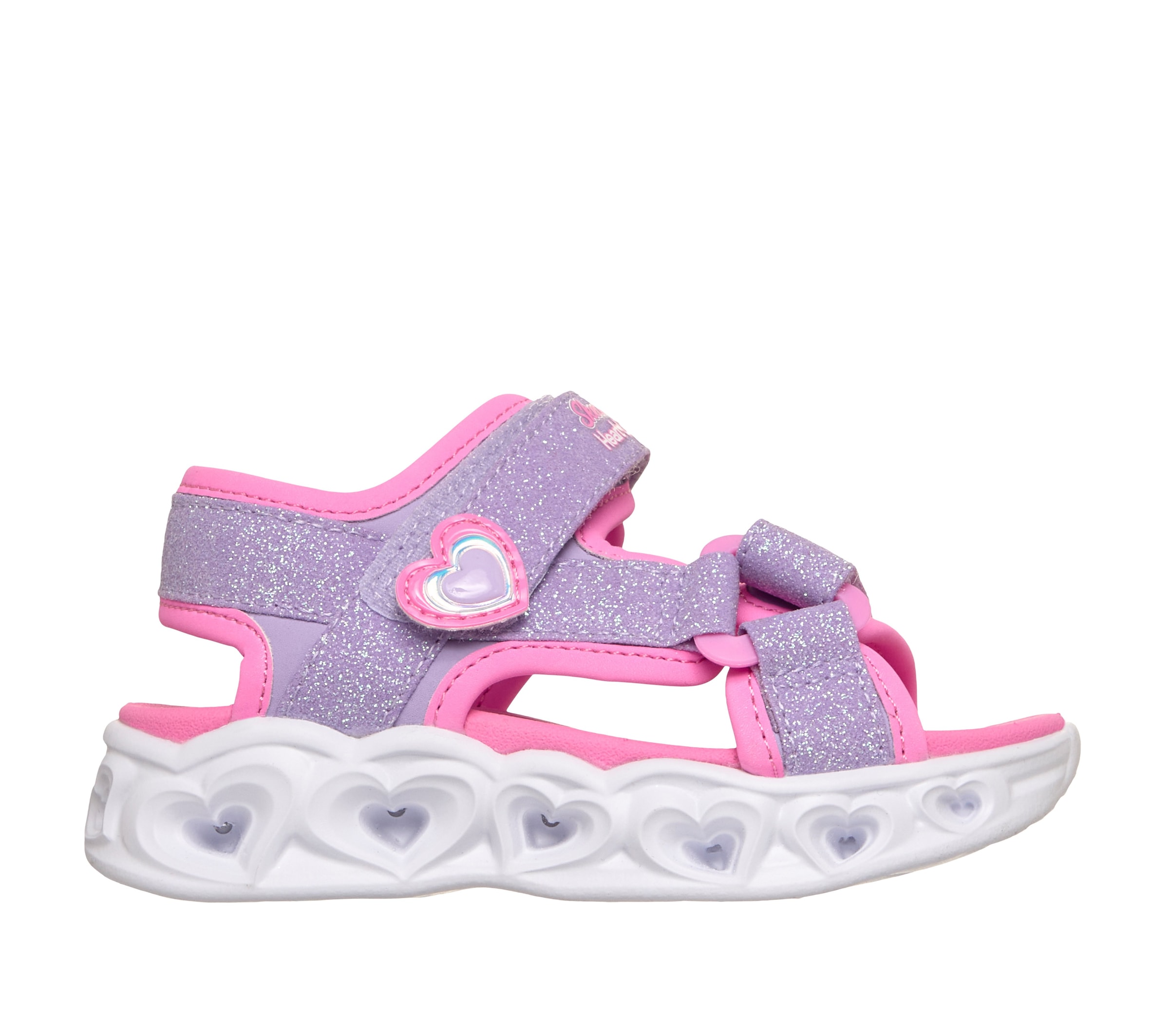 Skechers Sandale »HEART LIGHTS SANDALS«  Sommerschuh mit Klettverschluss, Größenschablone zum Download
