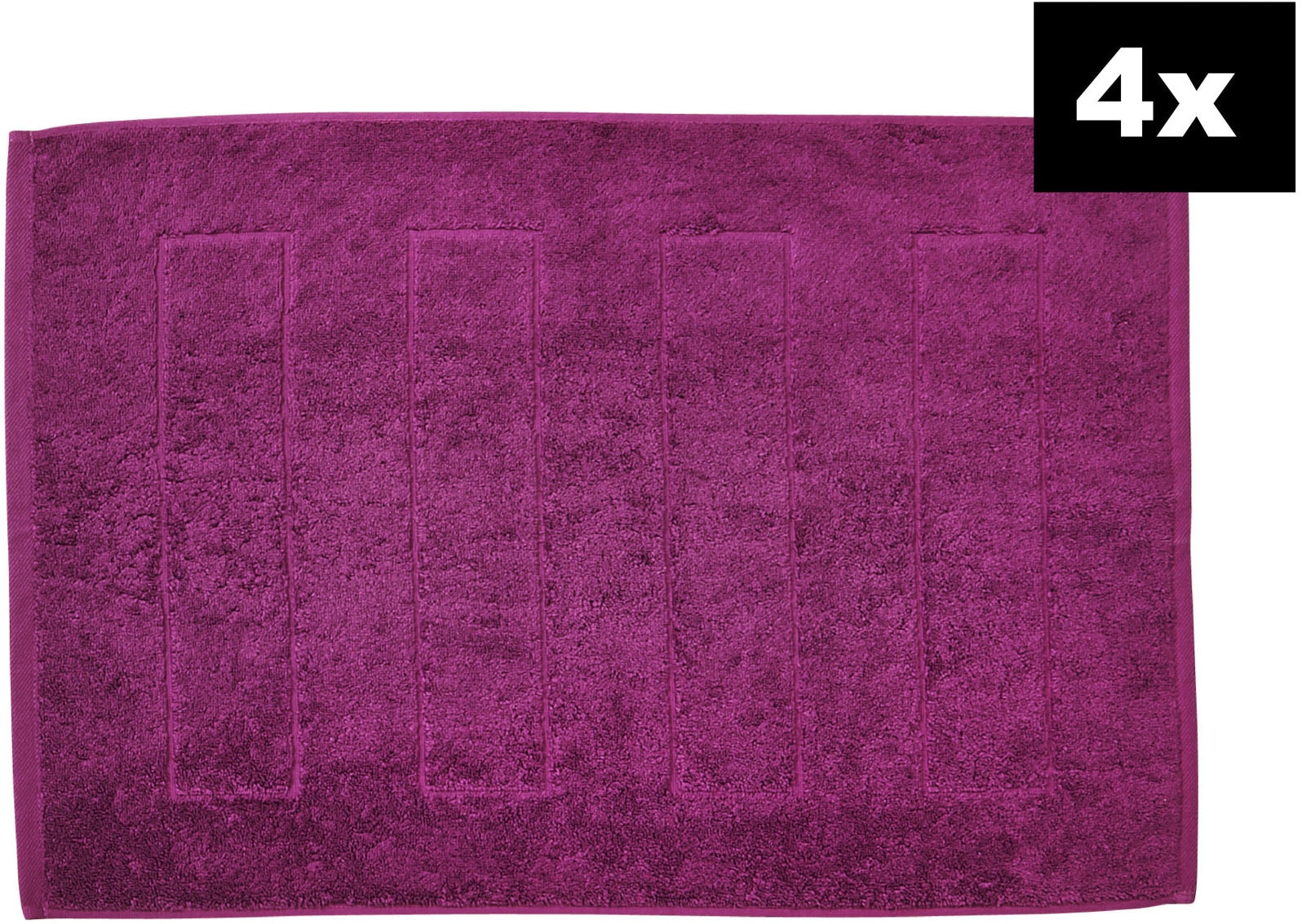 done.® Badematte »DAILY UNI 4er-Set« Höhe 5 mm fußbodenheizungsgeeignet Bad günstig online kaufen