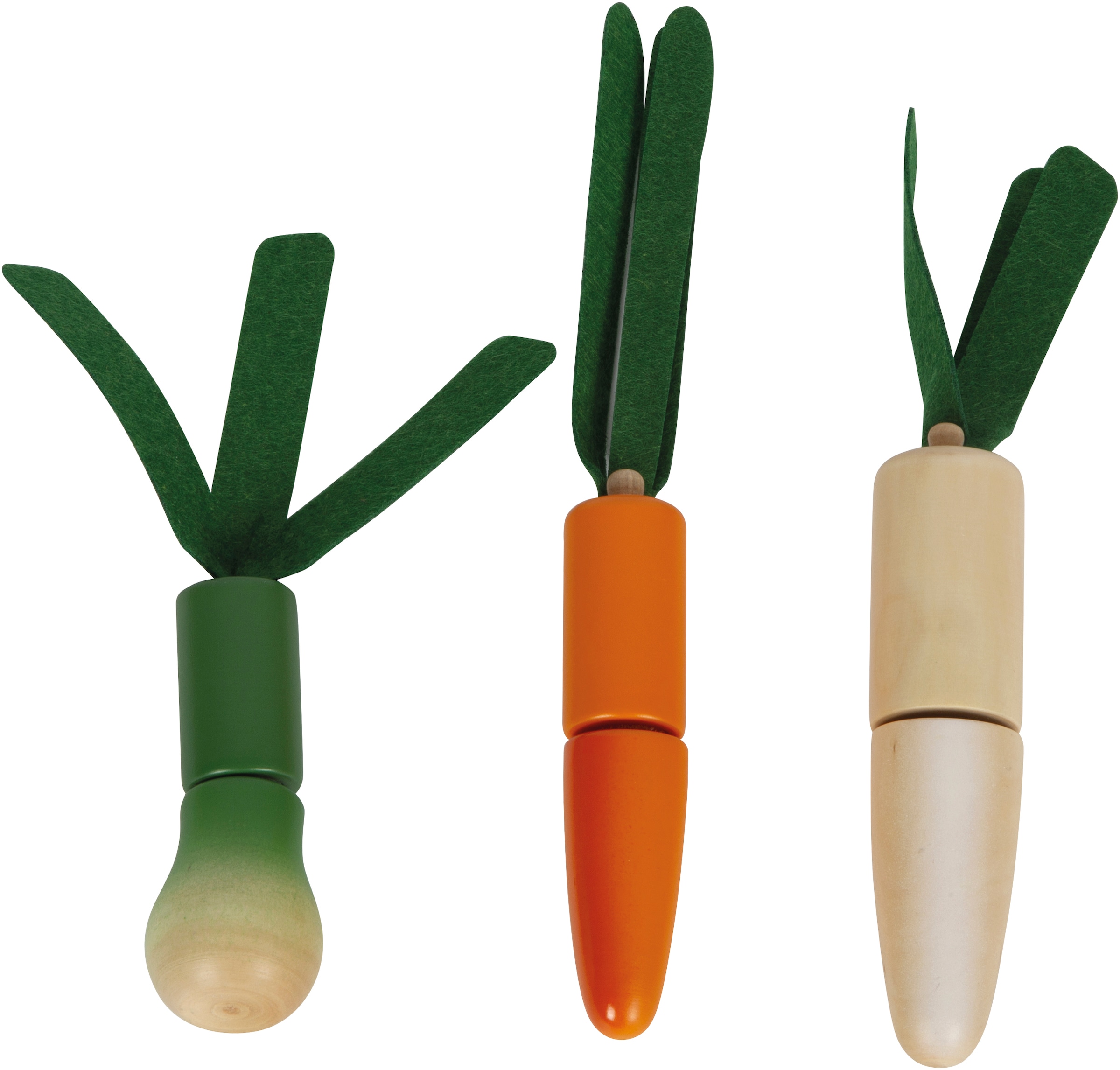 Small Foot Spiellebensmittel »Schneide-Set Obst u. Gemüse fresh«, (Set, 15 tlg.), aus Holz