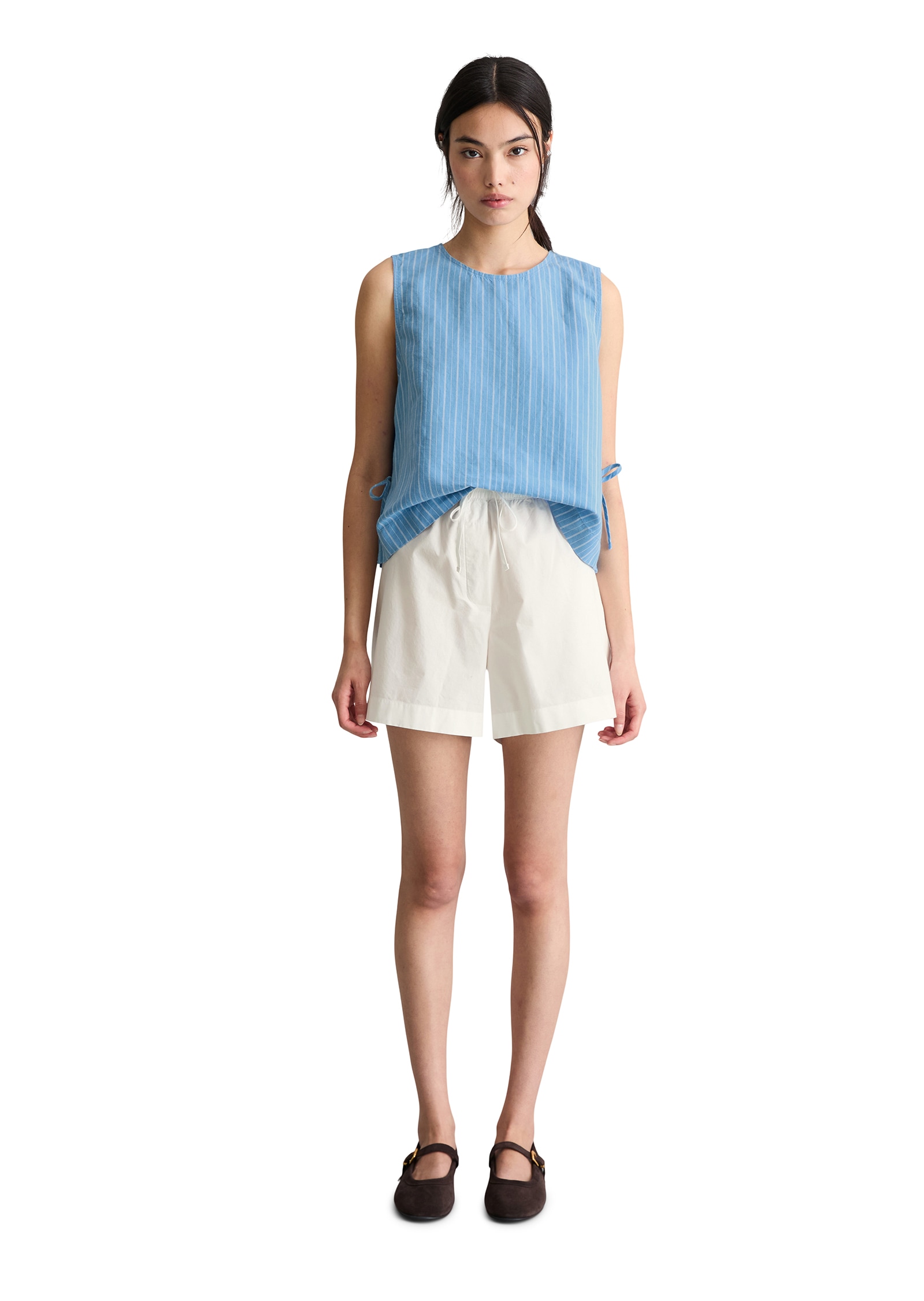 Marc O'Polo DENIM Shorts  relaxed aus Papertouch-Popeline