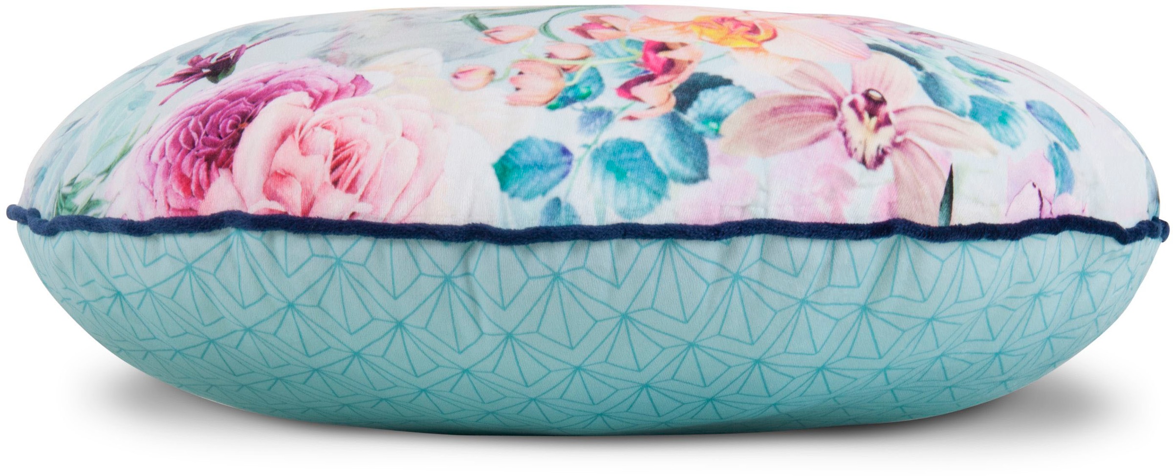 Descanso Dekokissen »Anamin«, Mit Füllung, 1 Stück, Mit Biese, 30x60, Wendeoptik, Weich, Blumen