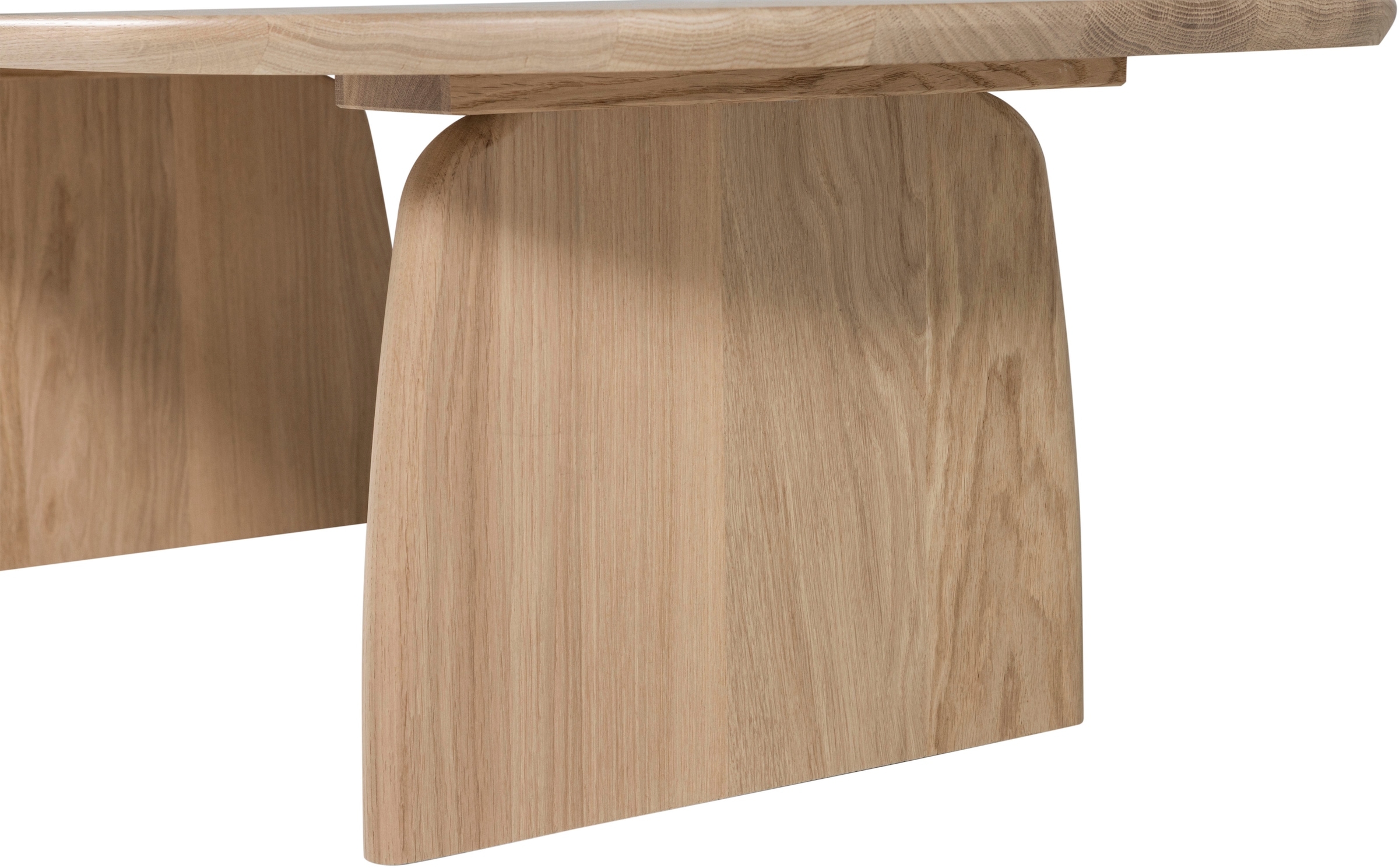 WOOOD Couchtisch »Tablo mit FSC®-Mix Eichenholz lackiert B 110 x T 60 x H 35 cm« Transparente Schutzlackierung, Tragkraft 50 kg, einfach zu montieren
