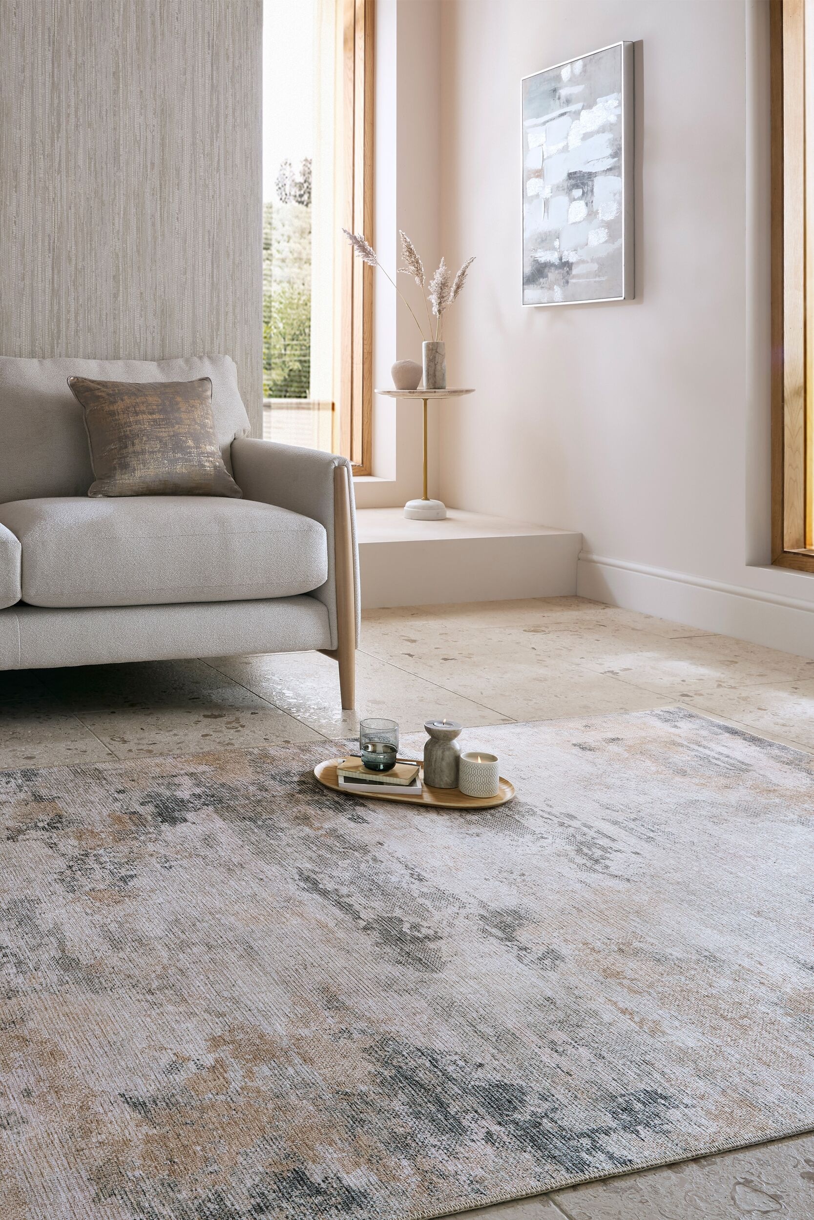 FLAIR RUGS Teppich »Lila«, rechteckig, 12 mm Höhe, Waschbarer Teppich günstig online kaufen