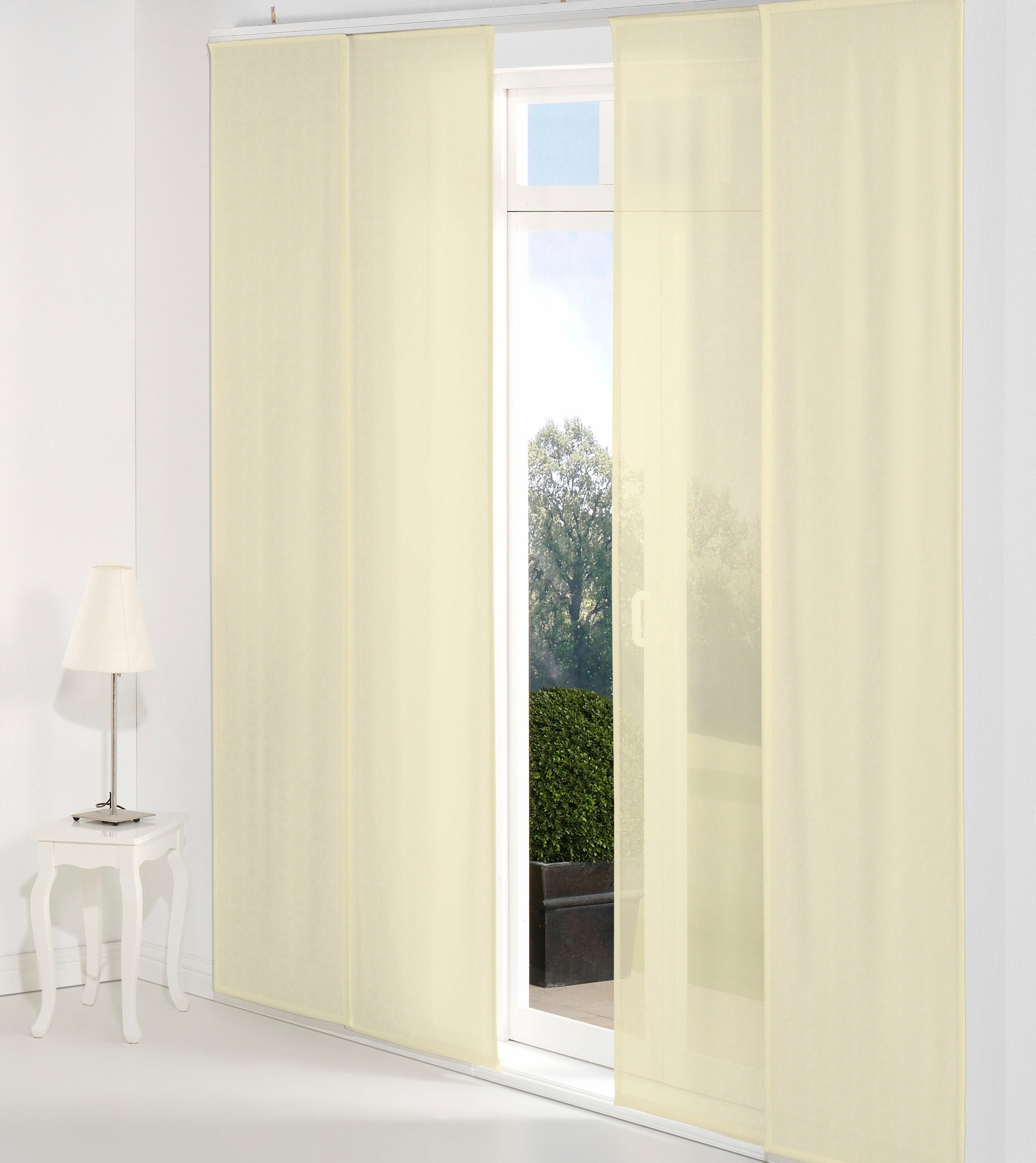 Wirth Schiebegardine »Sunday« Paneelwagen 1 Stk. tlg. Mit Zubehör günstig online kaufen