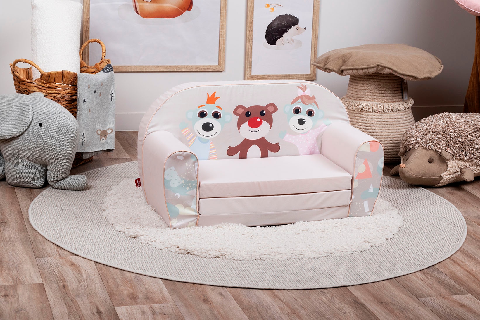Knorrtoys® Sofa »Babies and the bear«, für Kinder; Made in Europe