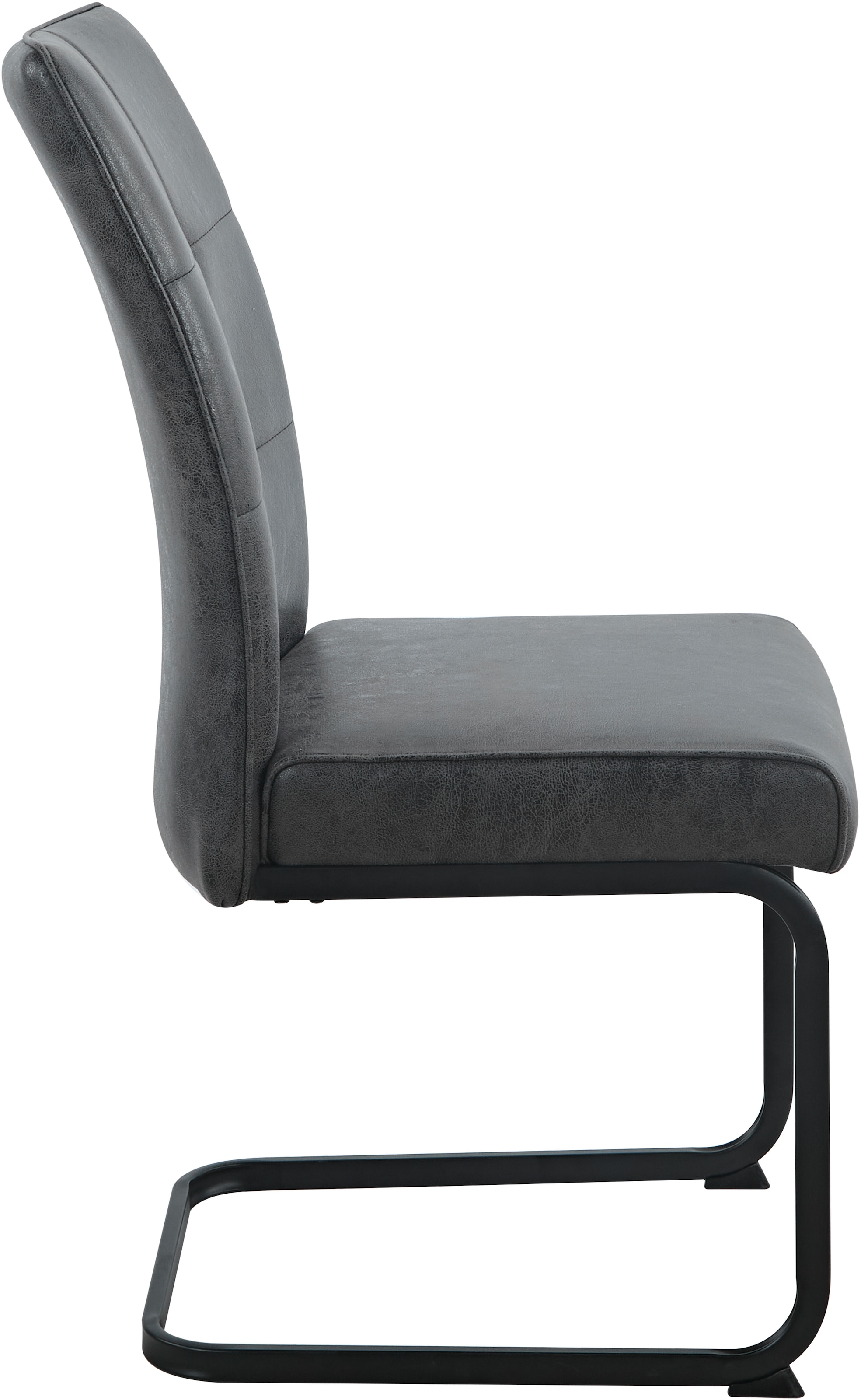 HELA Freischwinger »MALTA« (Set) 4 Stk.verschiedene Bezüge, Gestell Hochkant, Steppnähte