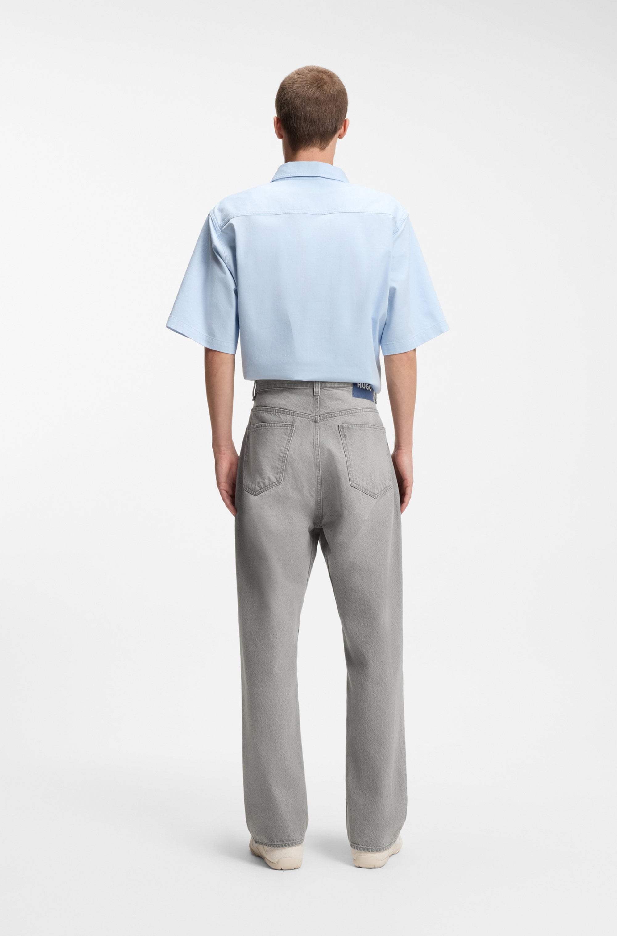 HUGO Blue 5-Pocket-Jeans »Nate« Baggy Fit, mittlere Leibhöhe