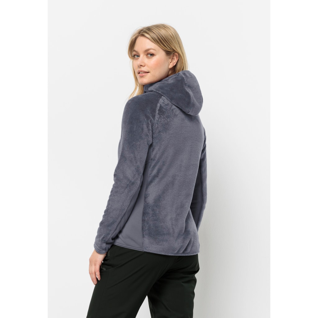 Jack Wolfskin Fleecejacke »ROTWAND HOODED FZ W«, mit Kapuze