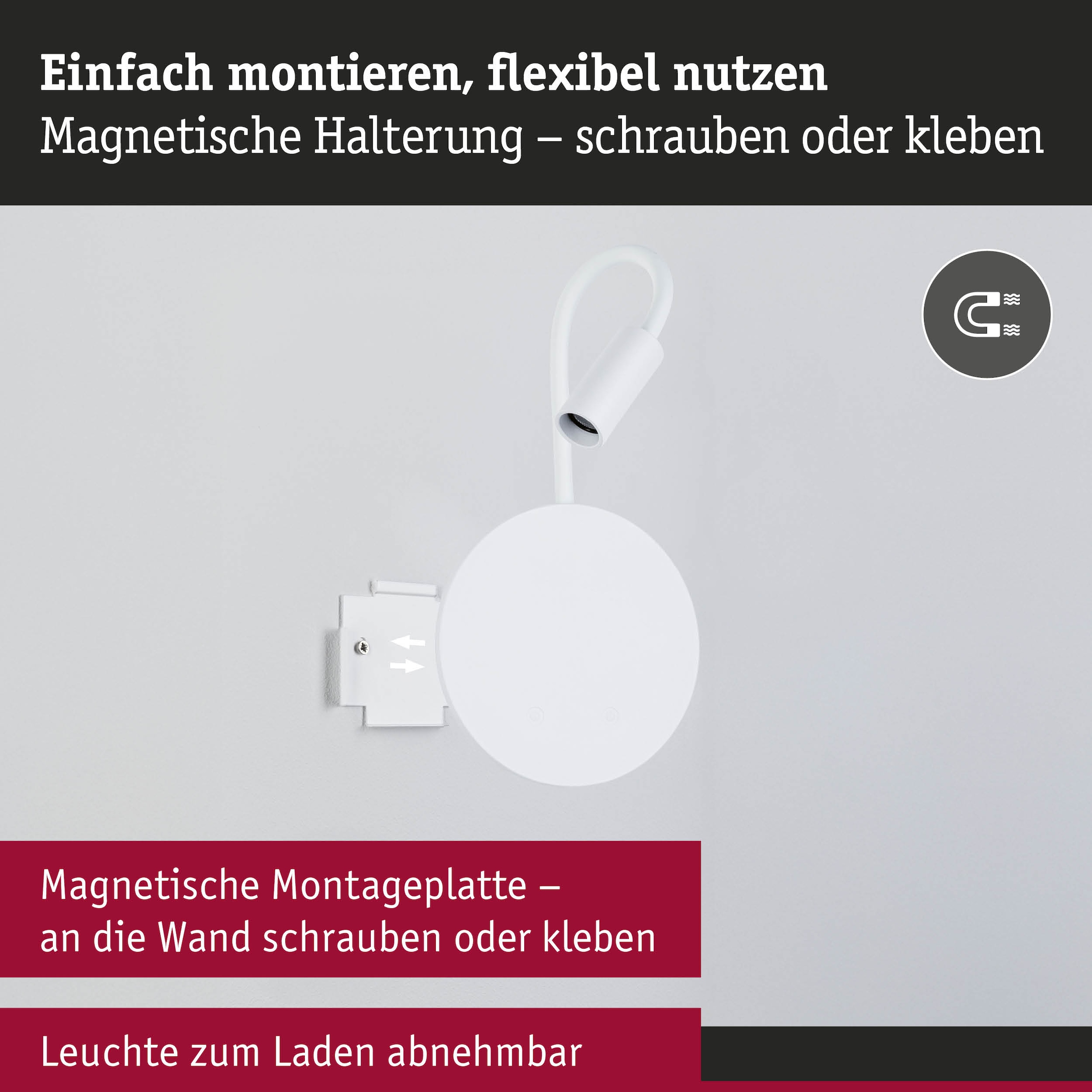 Paulmann LED Wandleuchte »Miora 1,3W« LED-Modul 1 Stk. Dimmbar