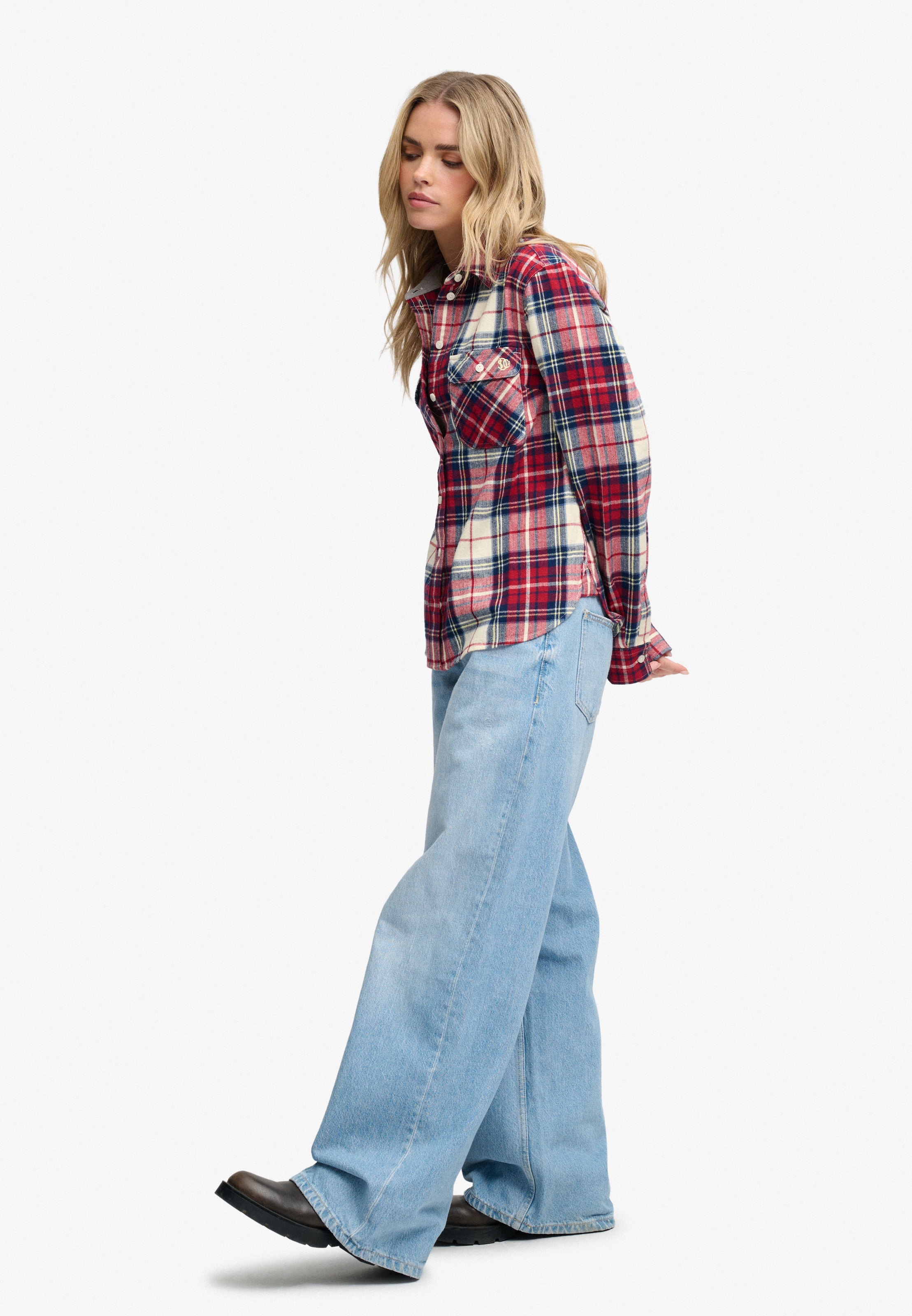 Superdry Karobluse »LUMBERJACK CHECK FLANNEL SHIRT« Baumwolle, relaxed fit, aus weichem Flanell