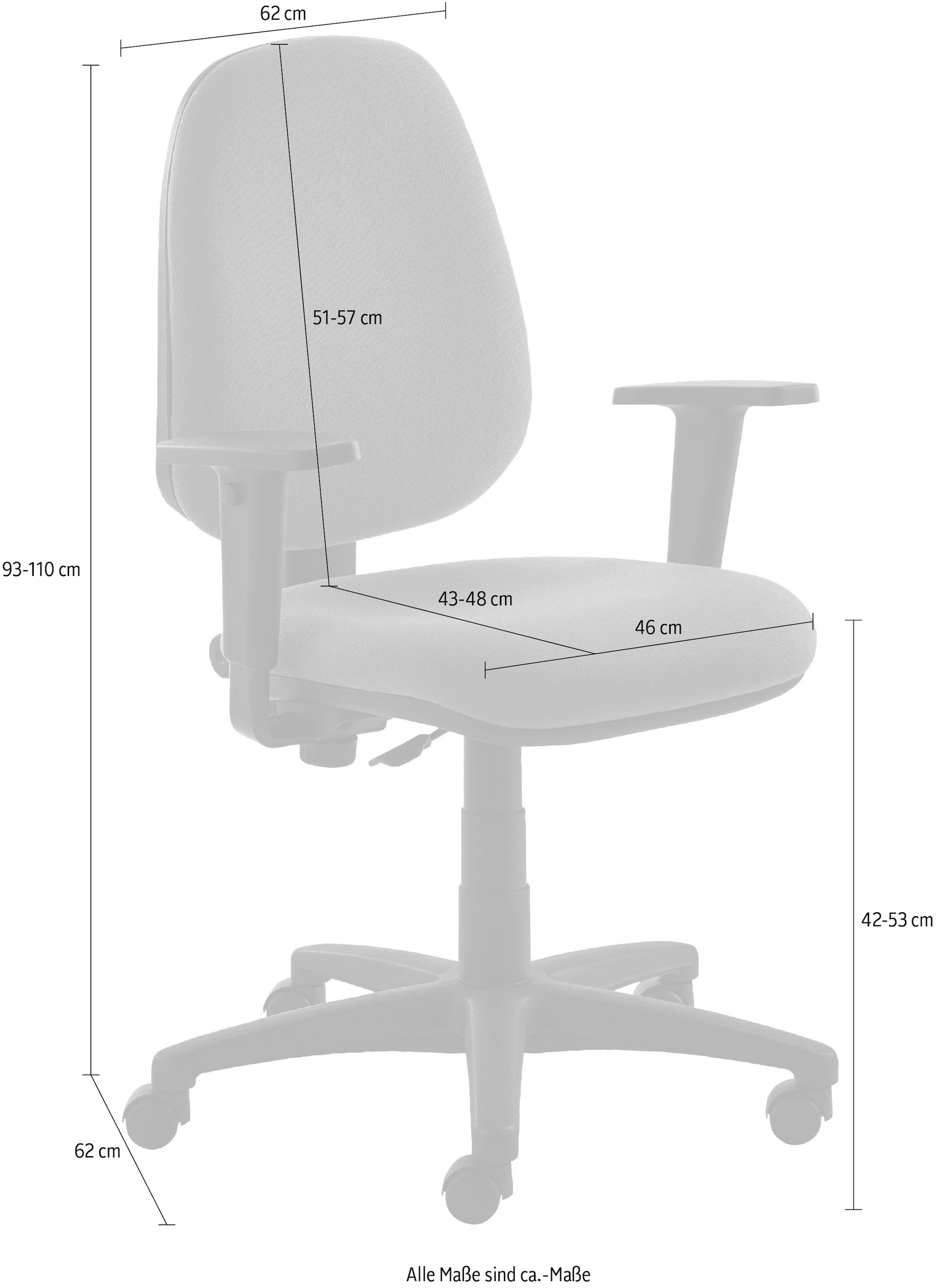 Mayer Sitzmöbel Drehstuhl »2211«, Struktur (100% Polyester), recyceltes Polyester