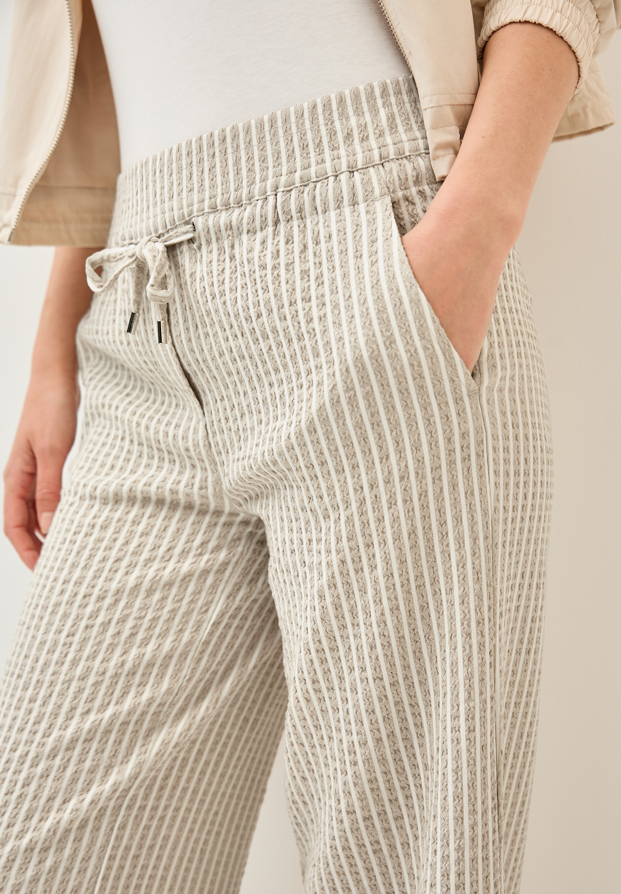 Cecil Stoffhose »Style Neele«, mit Streifen Muster