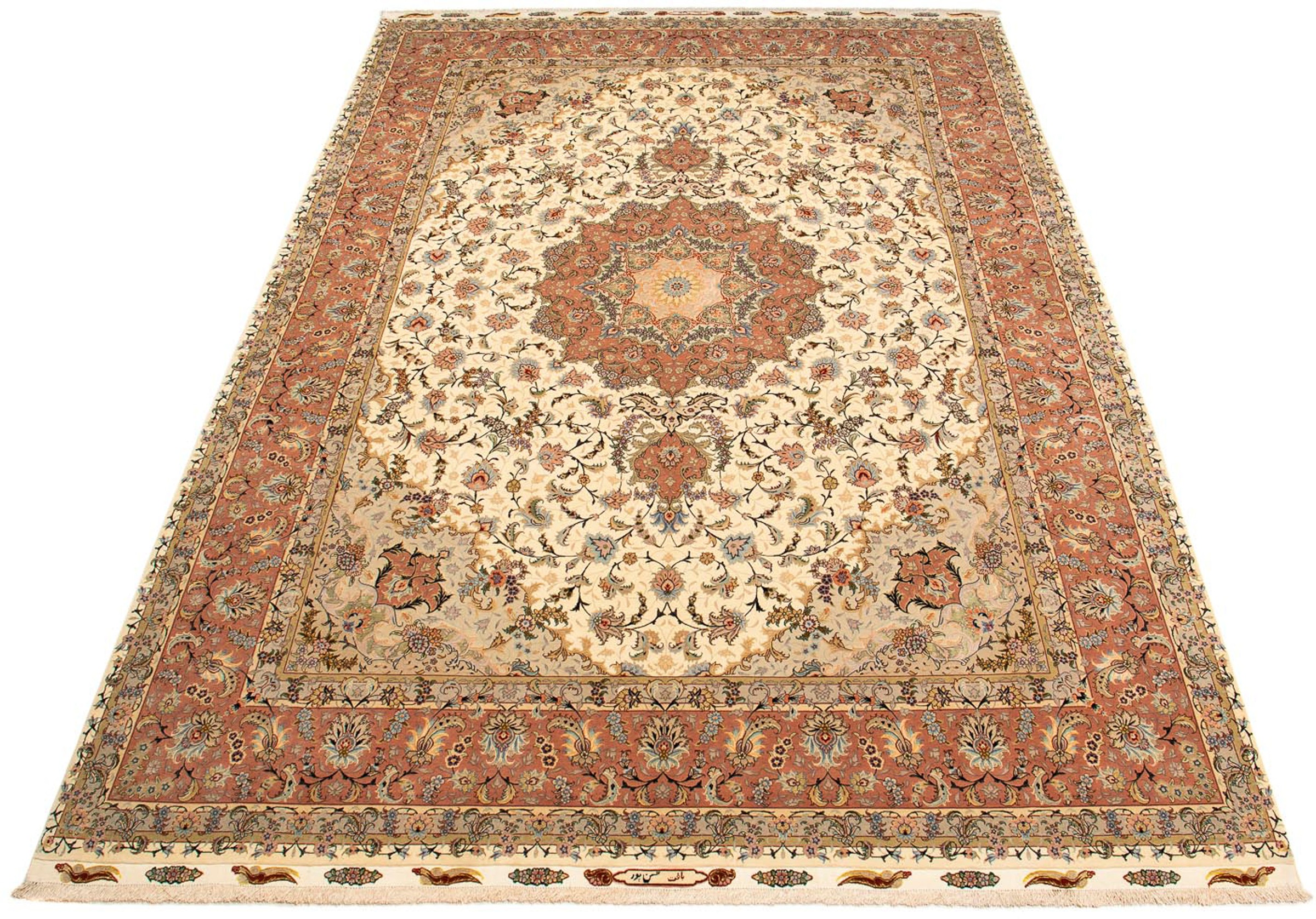 morgenland Orientteppich »Perser - Täbriz - Royal - 413 x 297 cm - braun«, günstig online kaufen