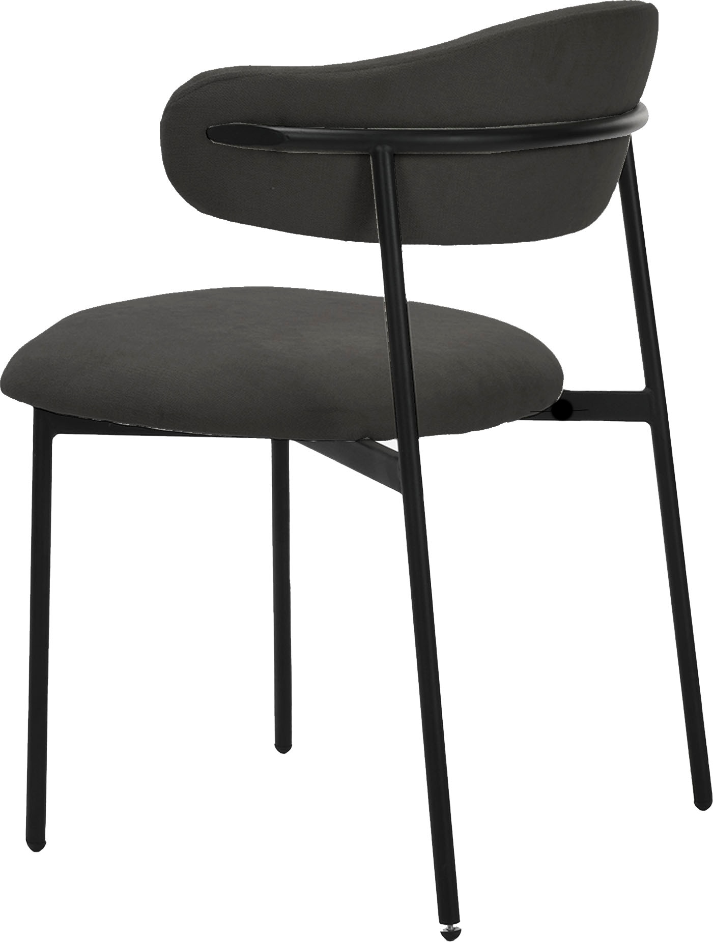 byLIVING Esszimmerstuhl »Jersey (2er-Set)«, (Set), Gestell Metall schwarz, Küchenstuhl, Webstoffbezug, diverse Farben