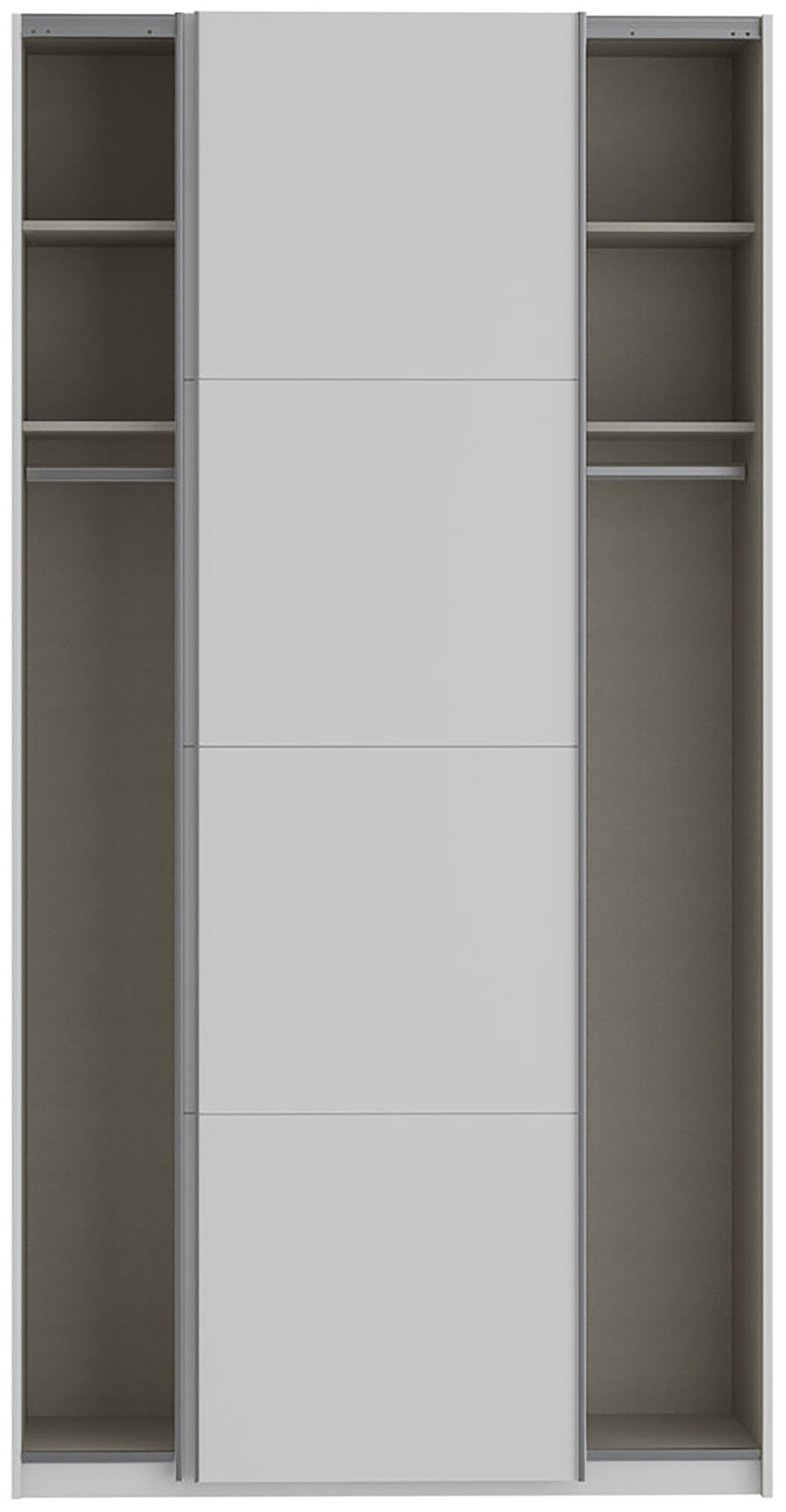 FORTE Schwebetürenschrank »Fittio, Made in Europe, 2 Schiebetüren, modernes Design« Höhe 2,35 mtr, stehende Montage