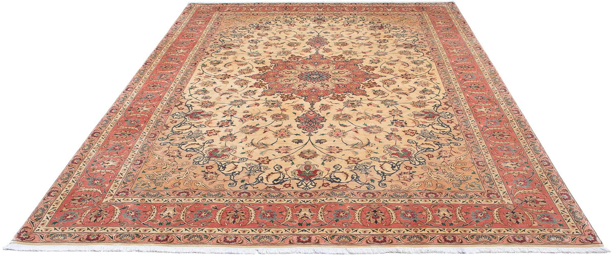 morgenland Orientteppich »Perser - Täbriz - Royal - 297 x 202 cm - hellbrau günstig online kaufen