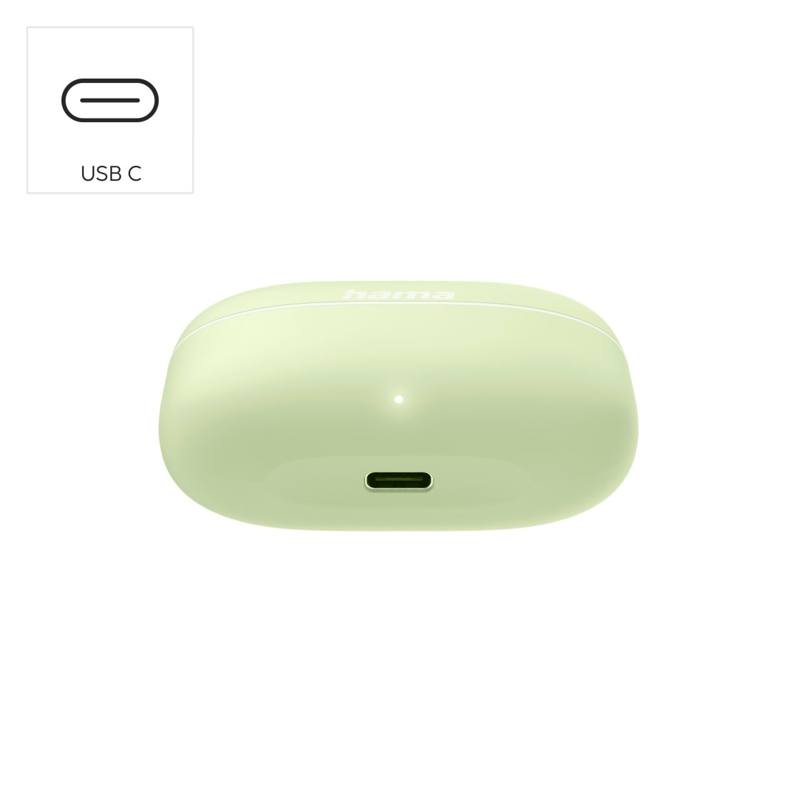Hama Bluetooth-Kopfhörer »True Wireless Kopfhörer In Ear, Ladecase, bis 20h Akku, Bass Boost«, kompatibel mit Siri-Sprachsteuerung-True Wireless