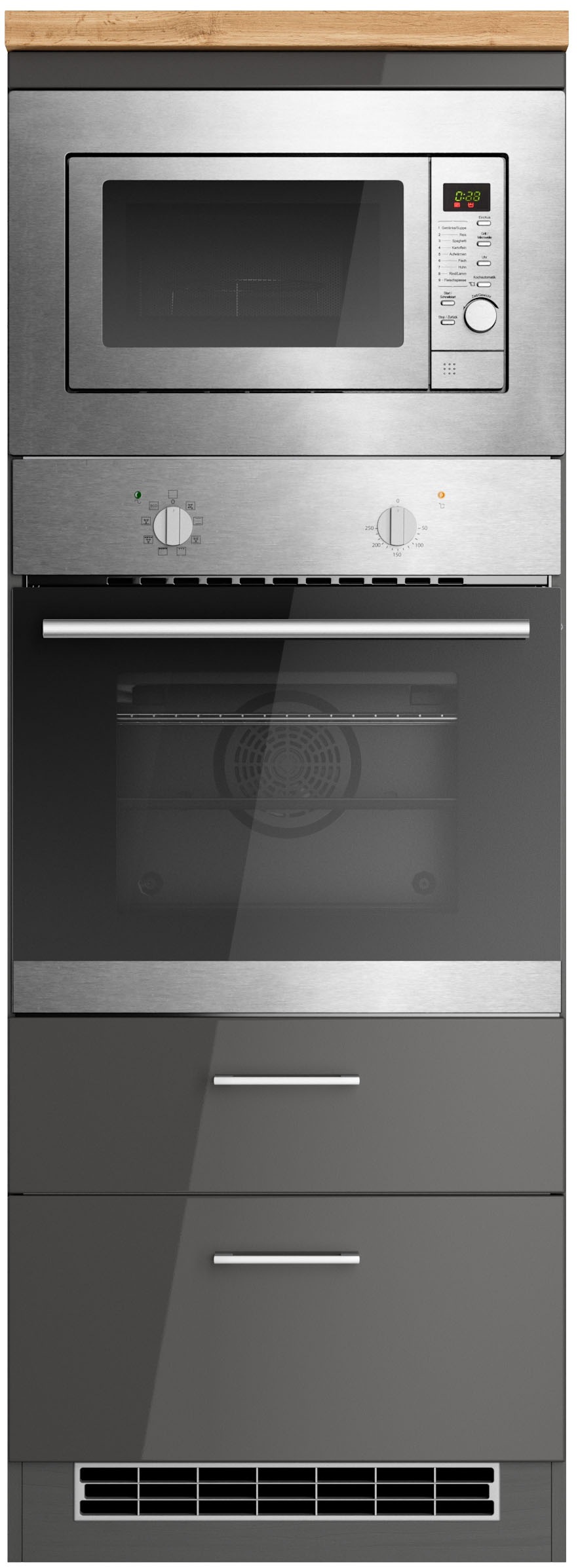 KOCHSTATION Backofenumbauschrank »KS-Milan« Mikrowellen-/Backofenkumbau 60 günstig online kaufen