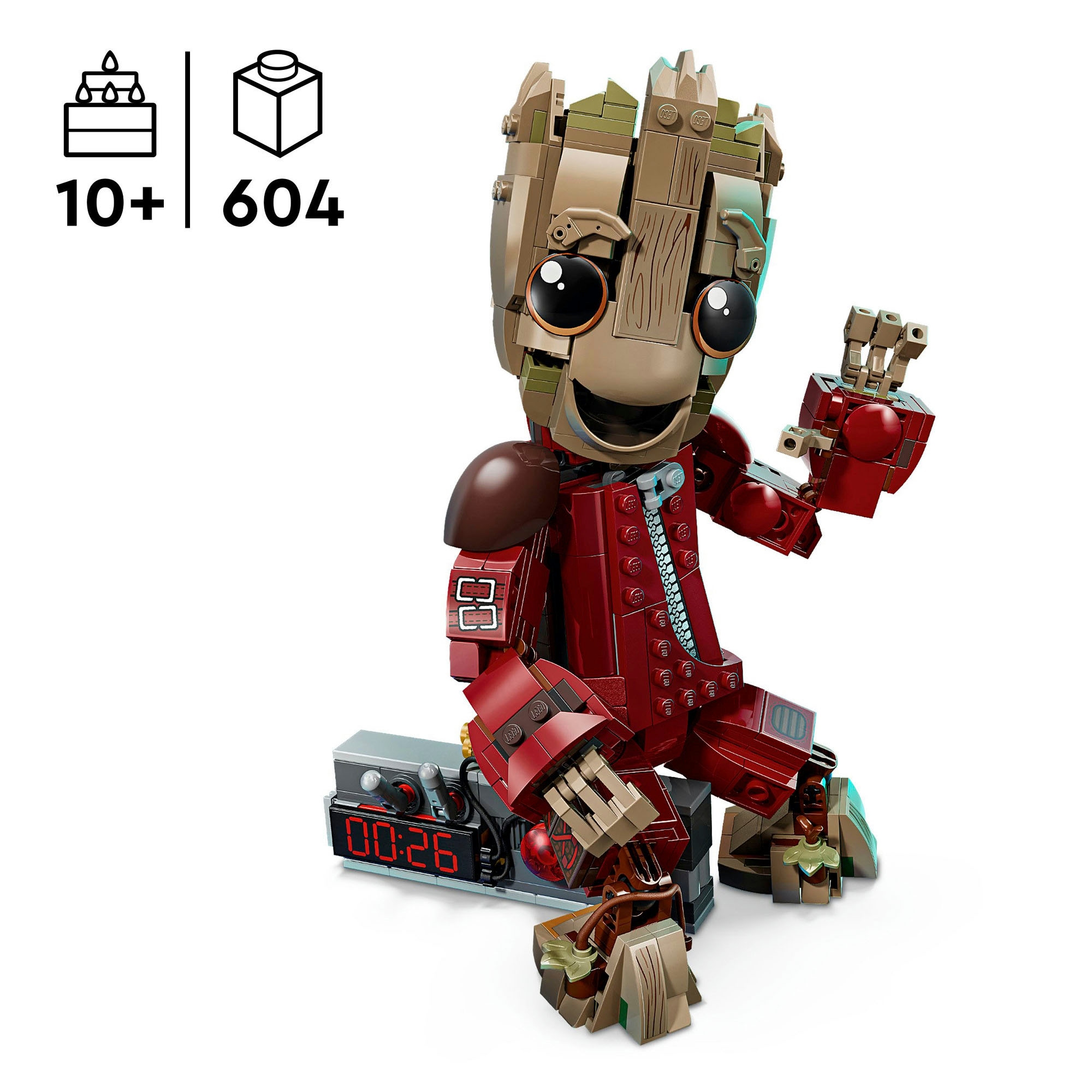 LEGO® Konstruktionsspielsteine »Groot im Ravager-Outfit (76341), LEGO Super Heroes« Made in Europe