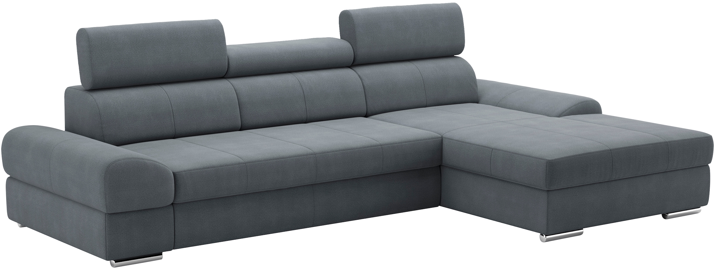 sit&more Ecksofa »Broadway L-Form«, inklusive Kopfteilverstellung, wahlweise mit Bettfunktion