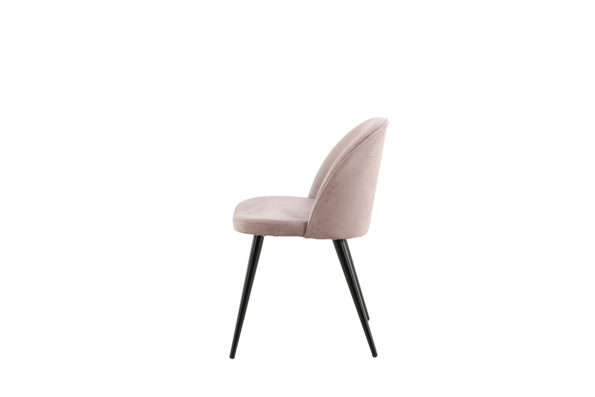 Venture Home Esszimmerstuhl »Velvet, 2er-Set Esszimmerstühle in Meerblau-Samt, 150 kg belastbar« () 2 Stk.Polsterstuhl, weicher Bezug, Metallbeine, abgerundet