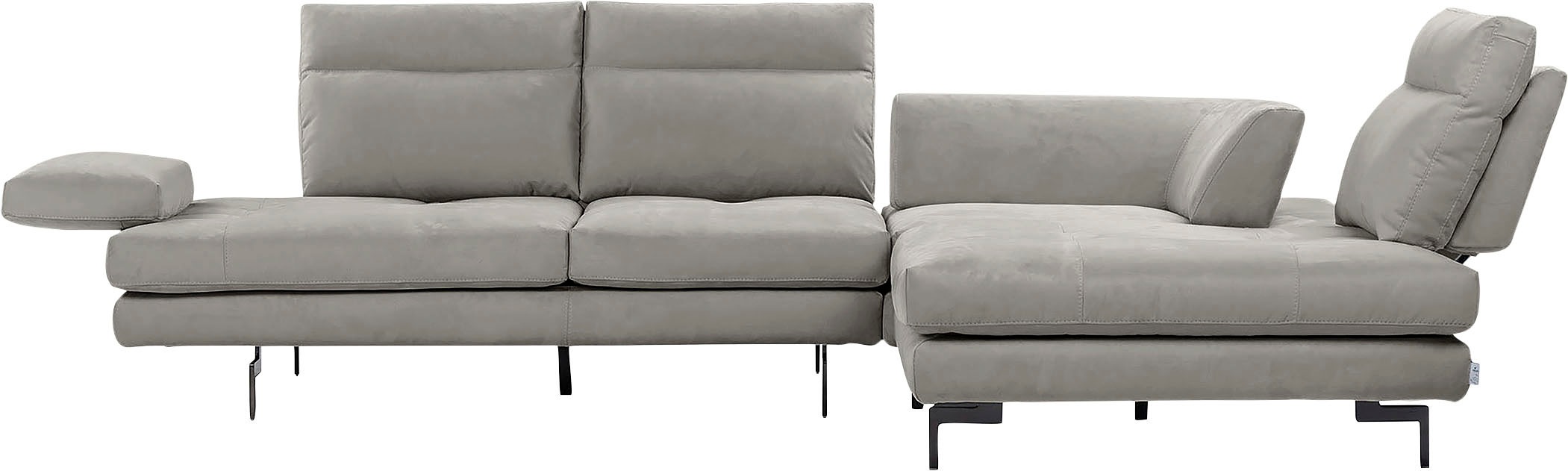 CALIA ITALIA Ecksofa »Toby Wing, Komfortsofa mit Sitzkomfort der Extraklass günstig online kaufen