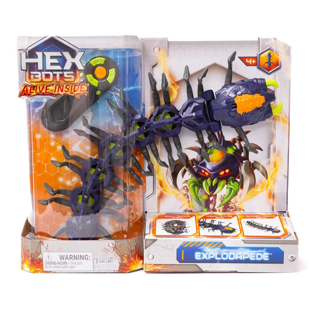 Spin Master RC-Tier »Hex Bots - Ferngesteuerter Tausendfüssler« mit Leuchteffekt