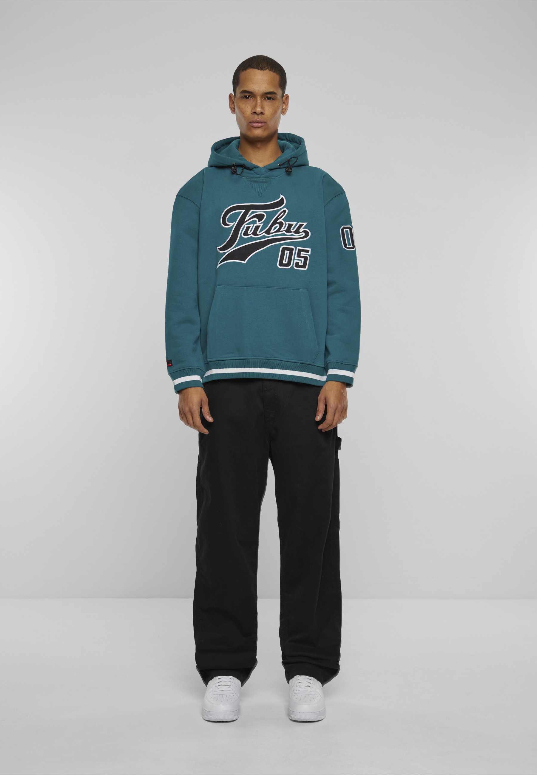 Fubu Kapuzenpullover »Fubu Herren FM223-004-1 Varsity Heavy Hoodie« 1 Stk.